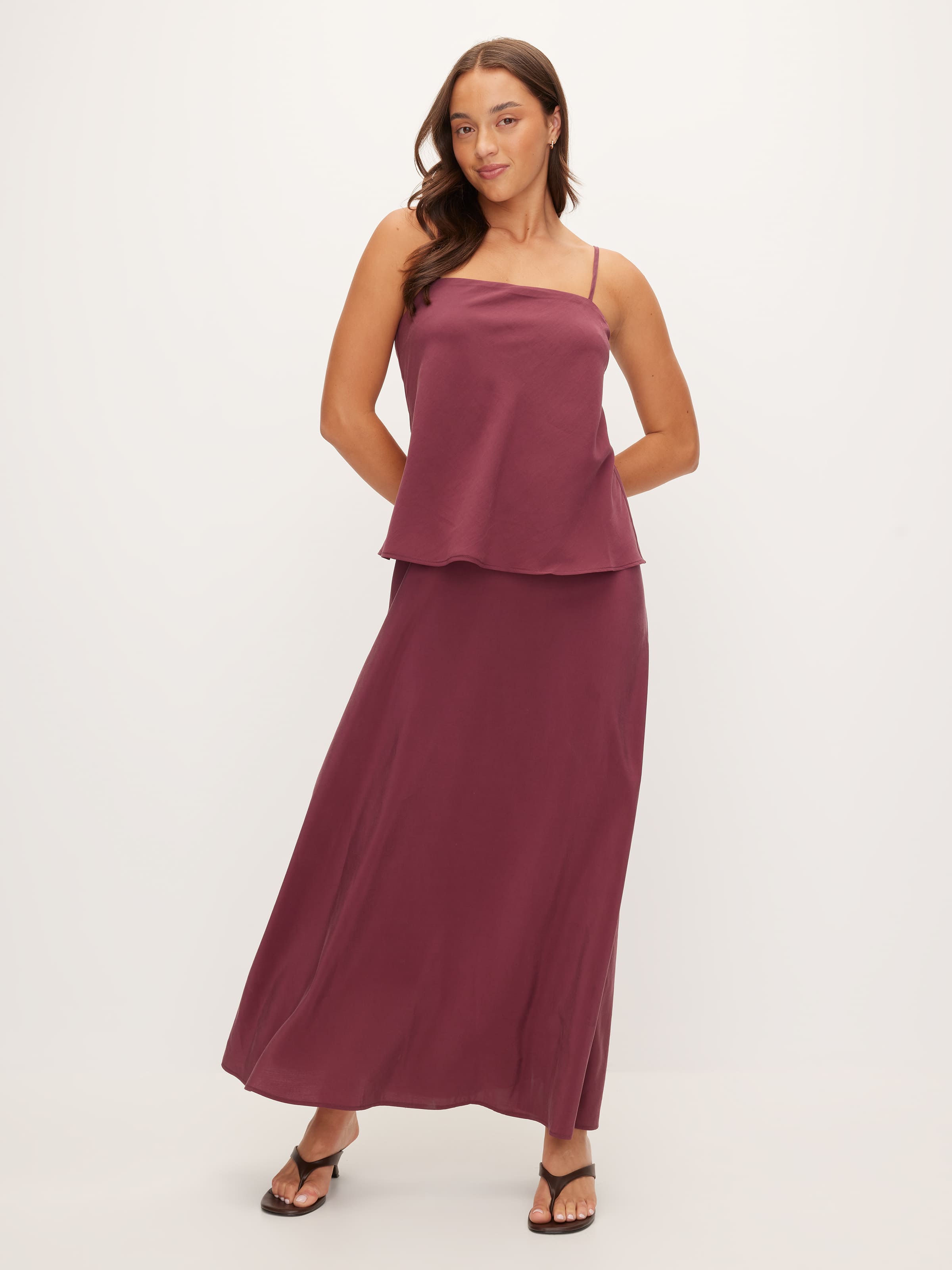 Luka Layered Midi Dress