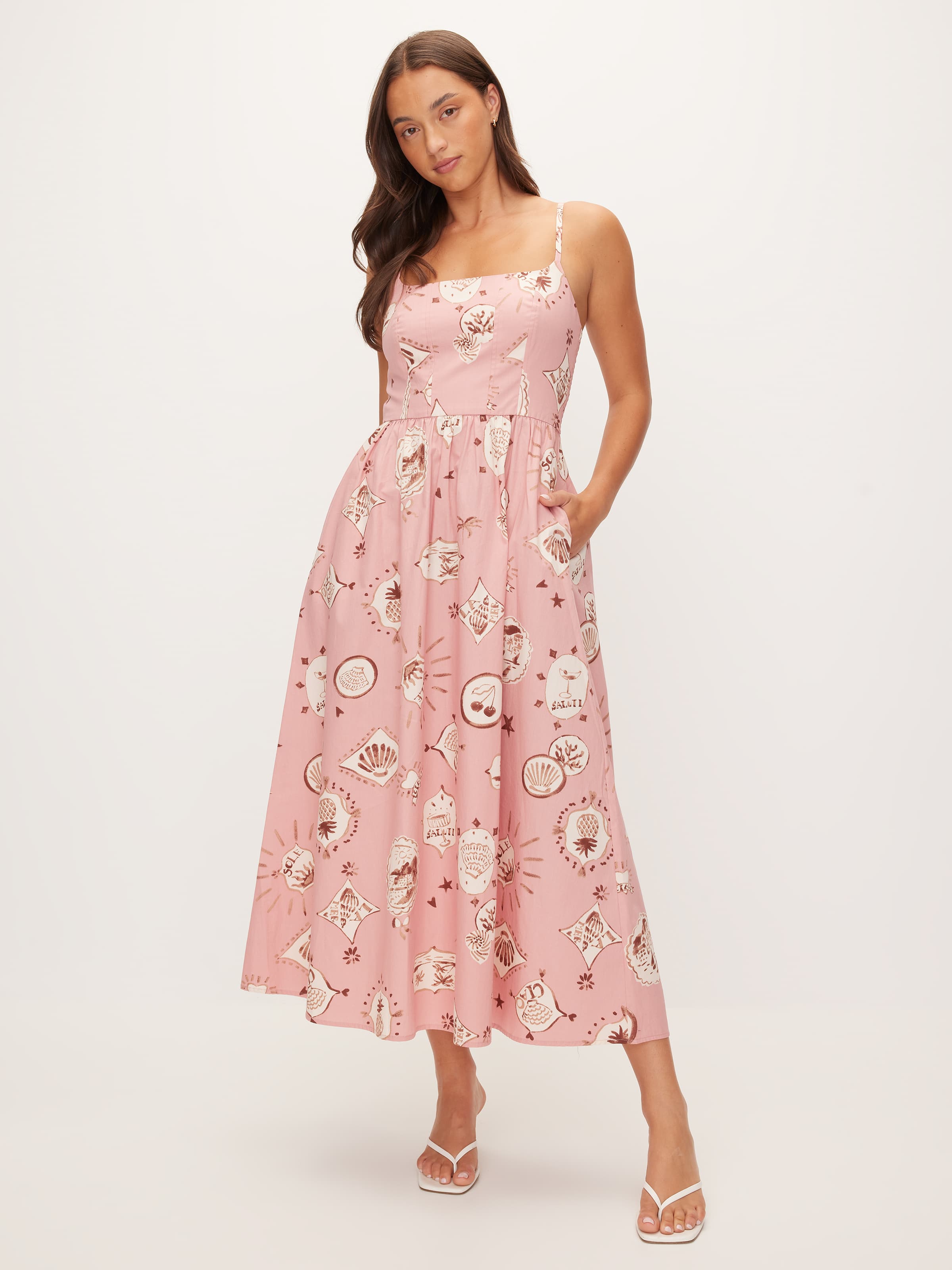 Missy Strappy Midi Dress