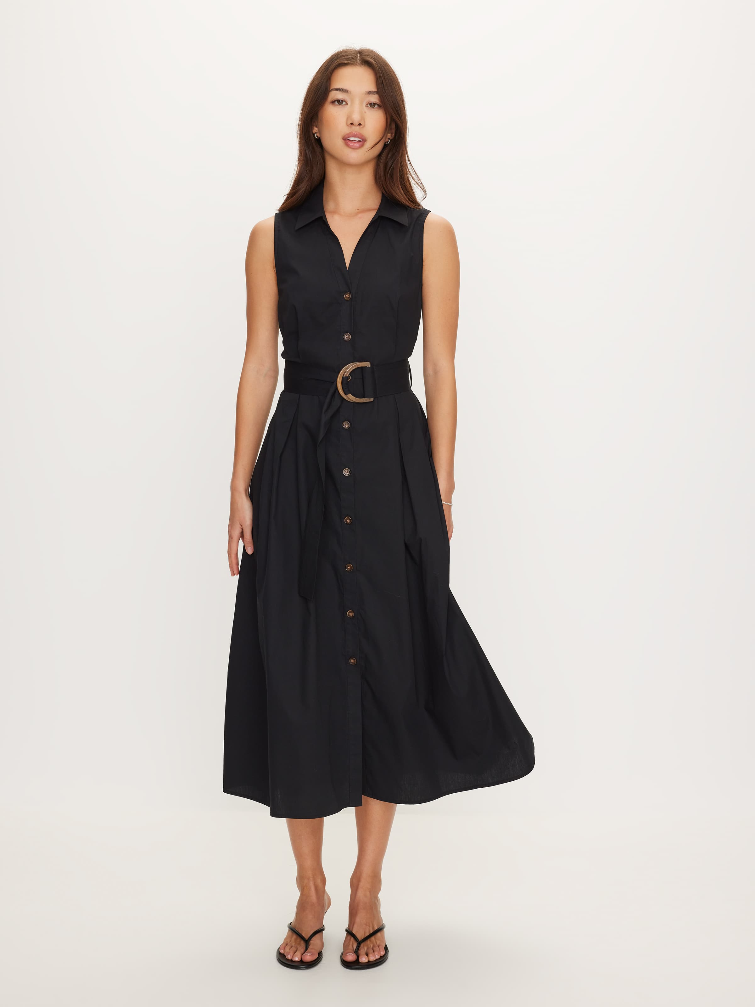 Audra Collared Midi Dress