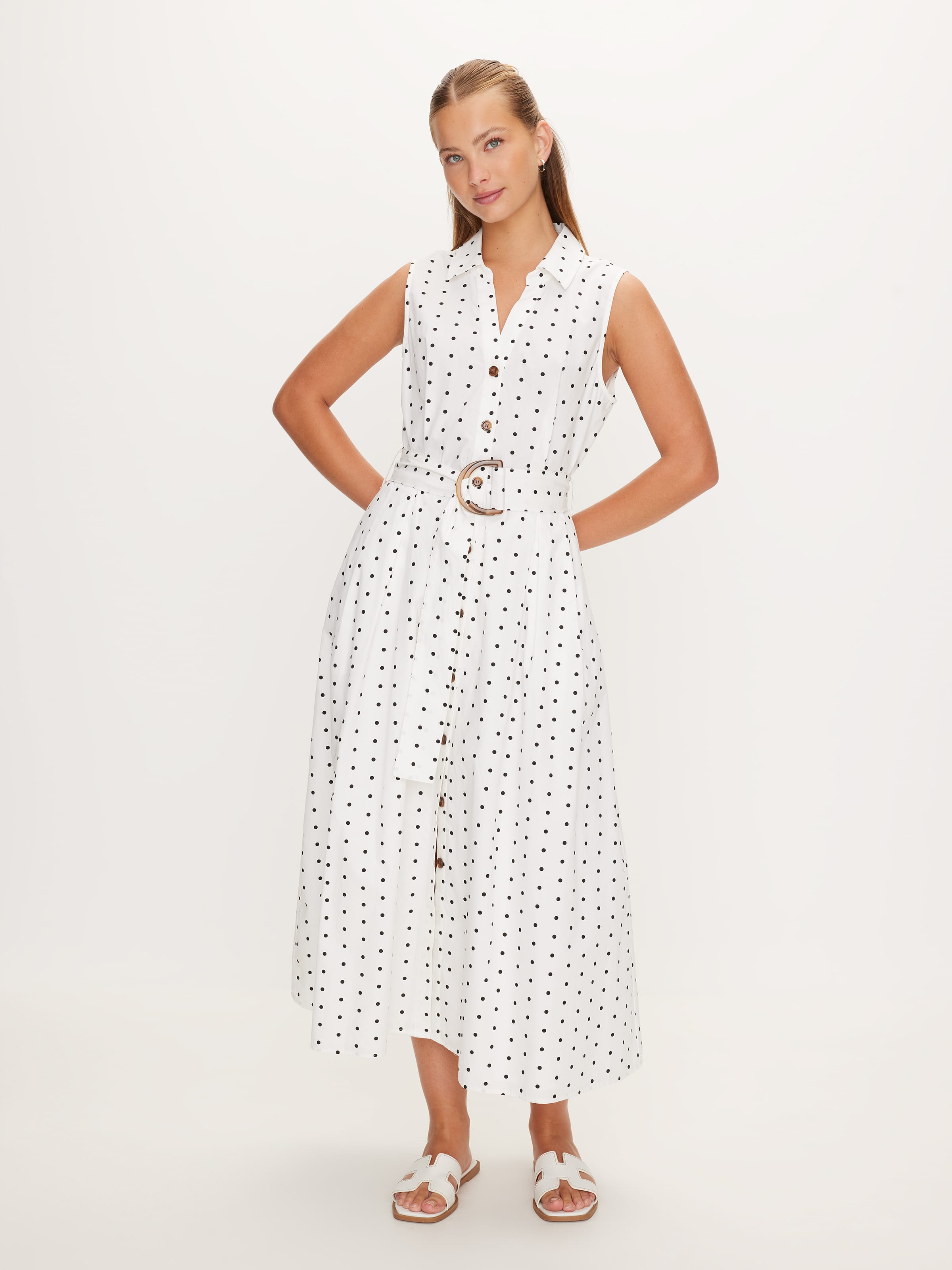 Audra Collared Midi Dress