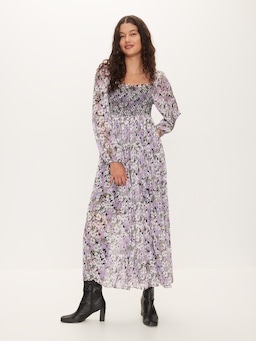 Hudson Long Sleeve Midi Dress