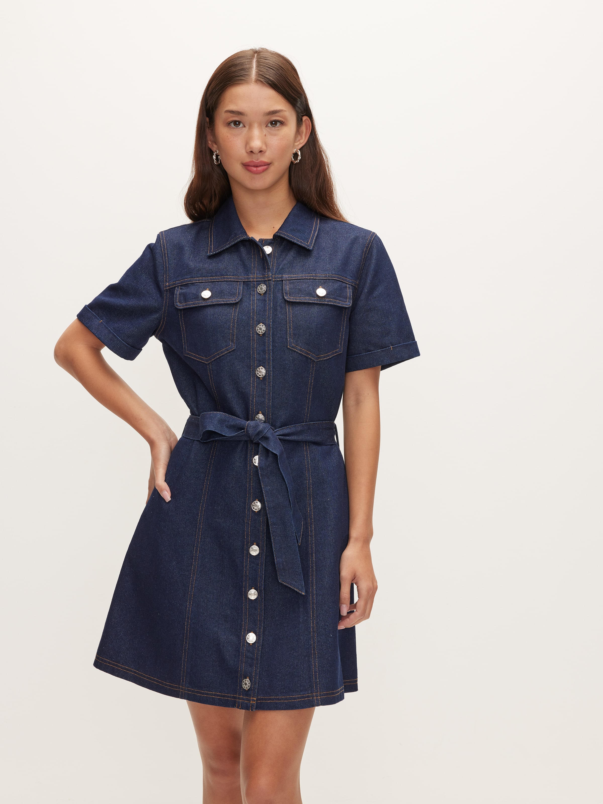 Paris Denim Mini Dress