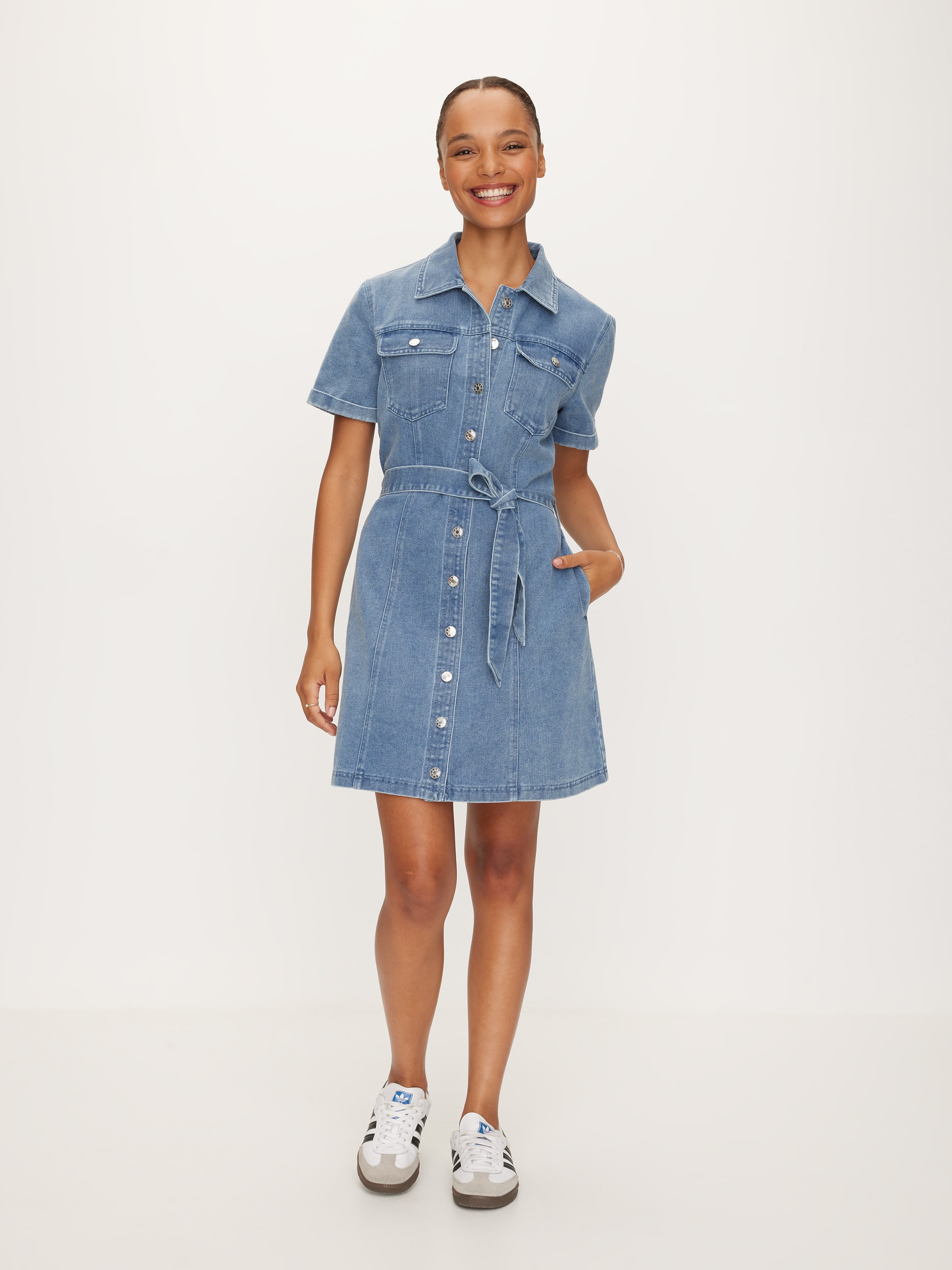 Paris Denim Mini Dress