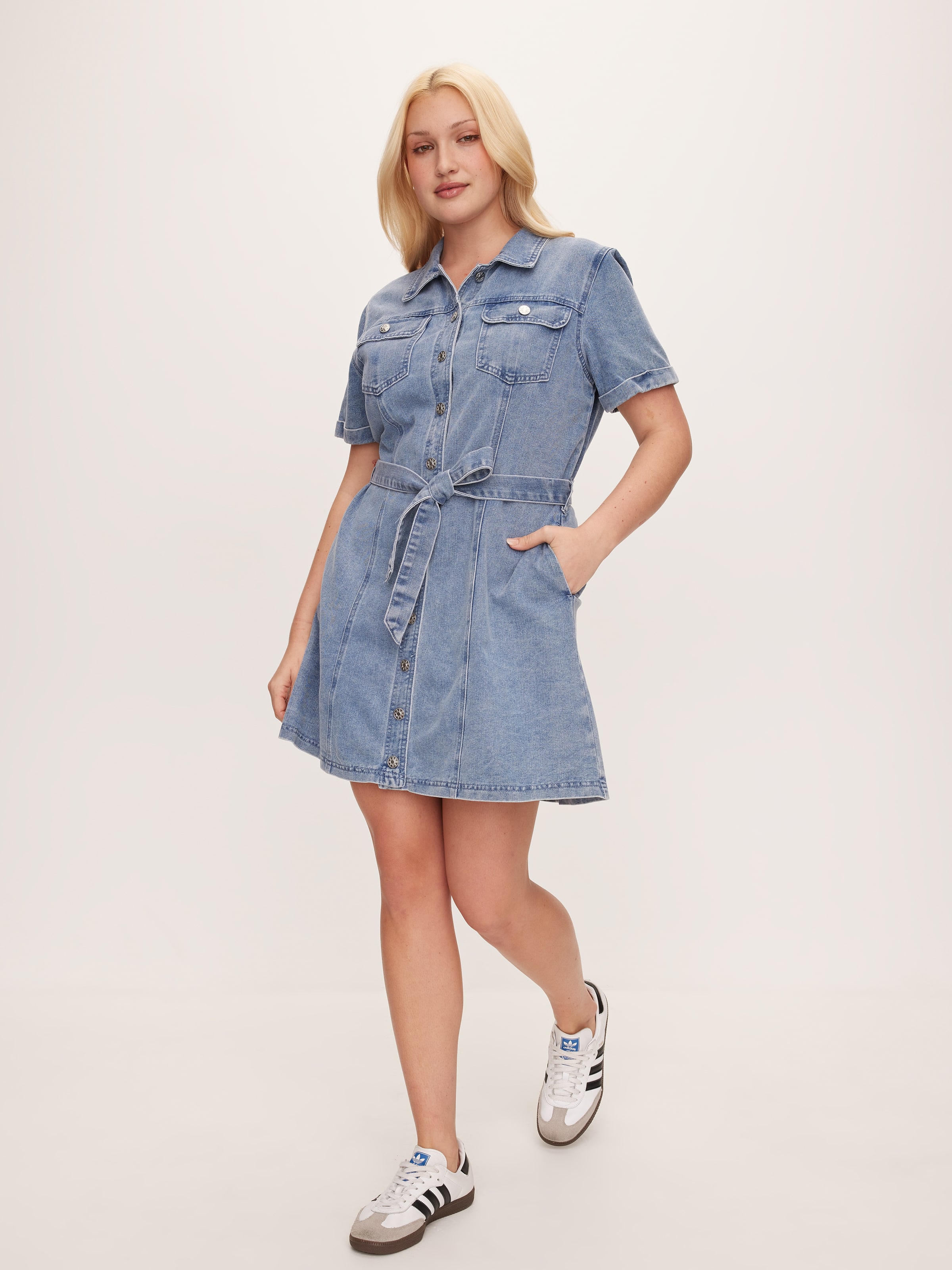 Paris Denim Mini Dress