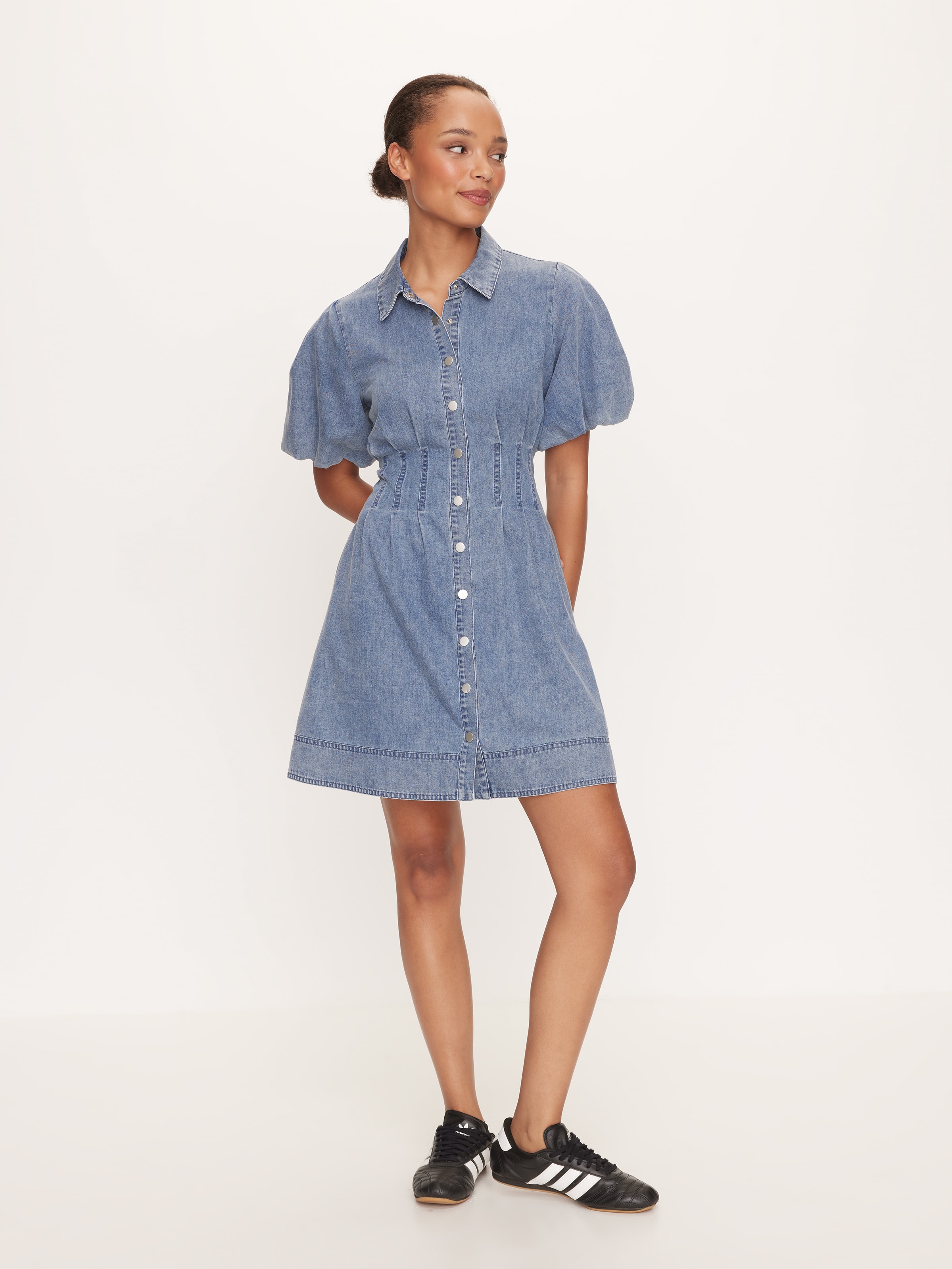 Celestial Denim Mini Dress