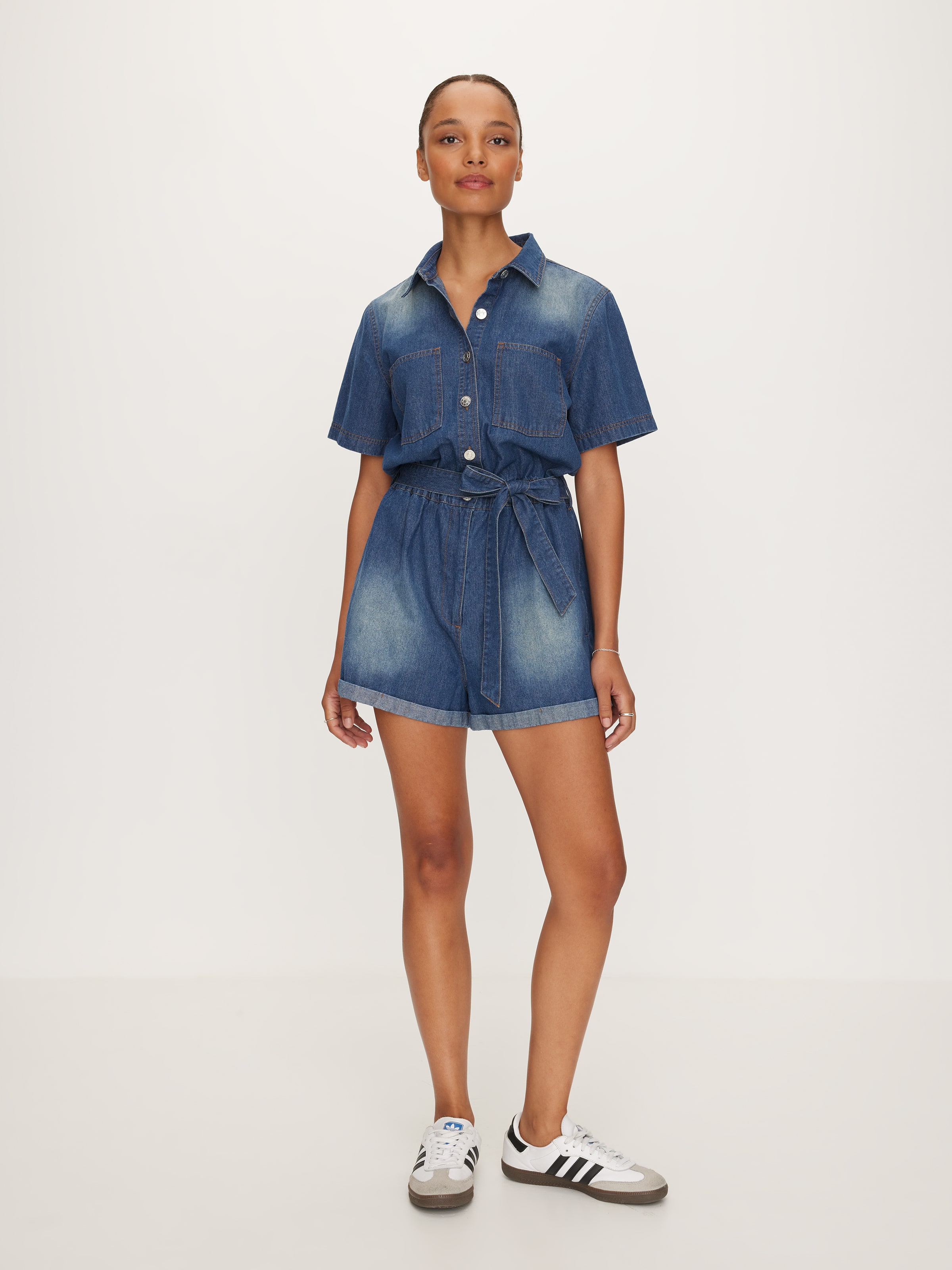 Leigh Denim Playsuit
