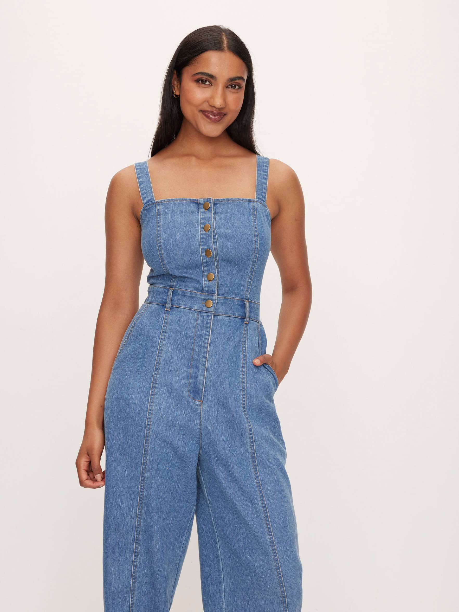 Jodie Denim Jumpsuit