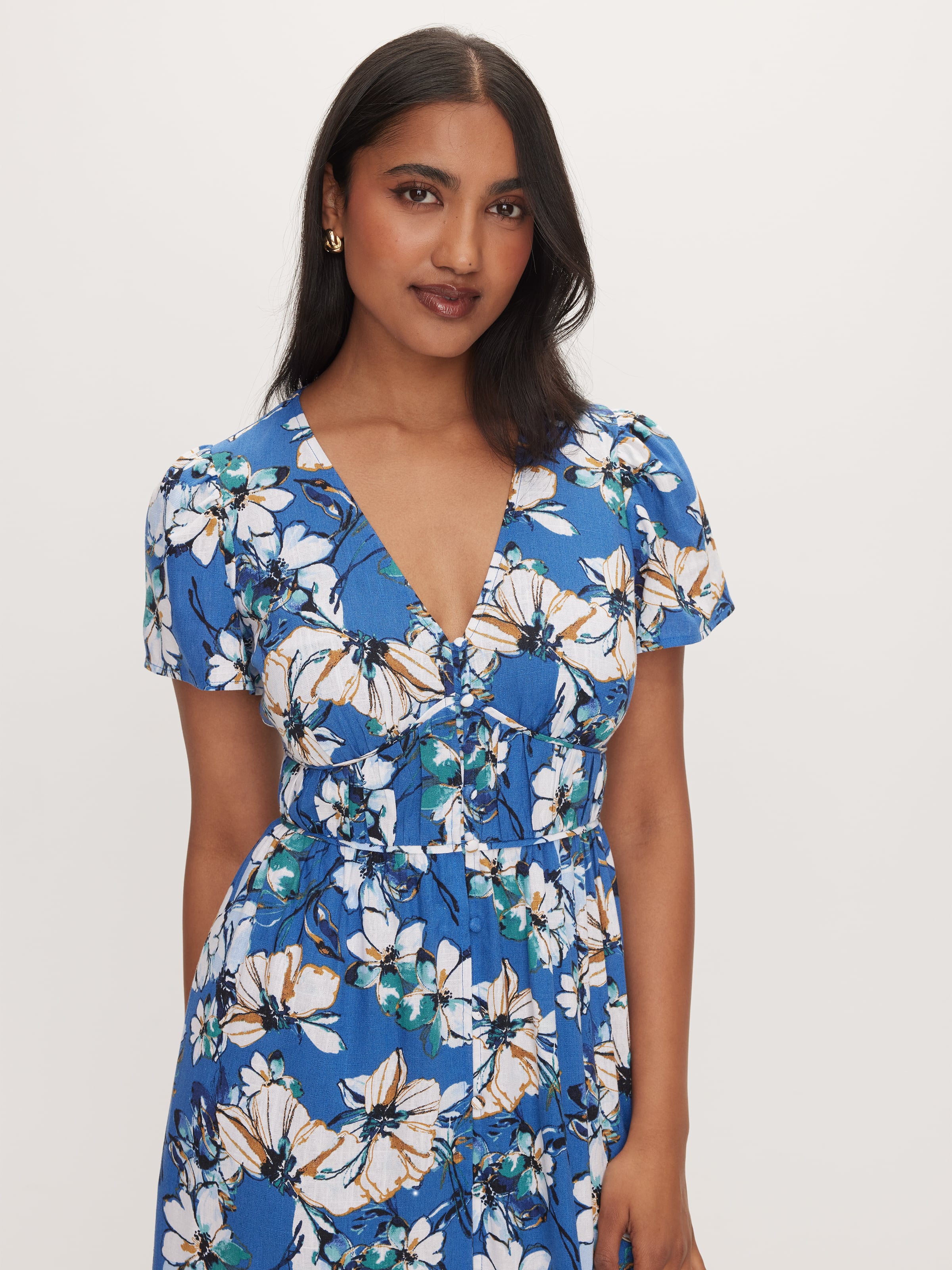 Carla Tiered Midi Dress