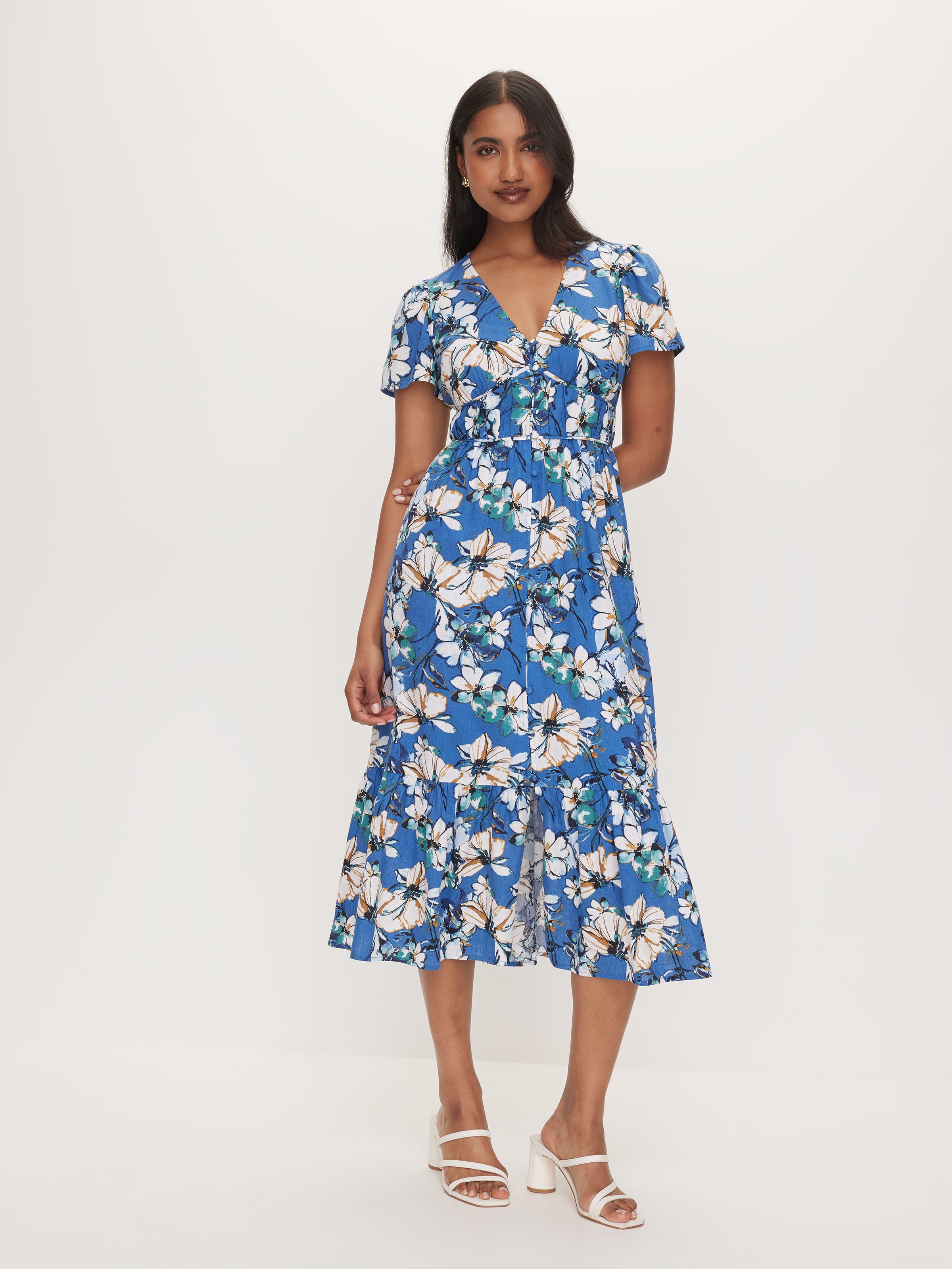 Carla Tiered Midi Dress