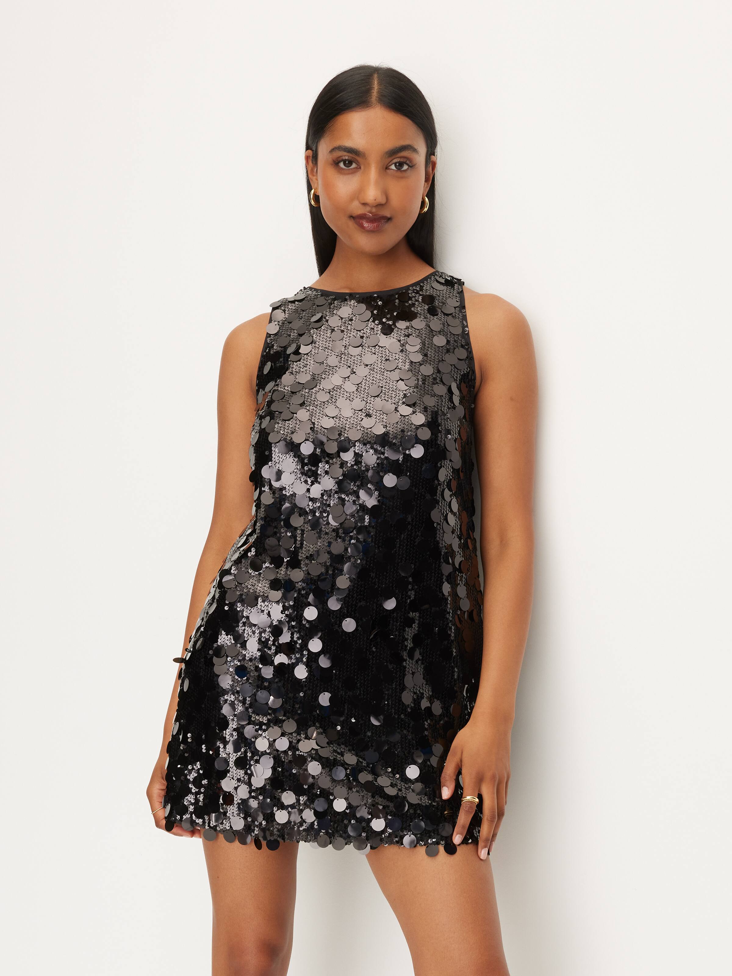 Pailettes Shift Dress