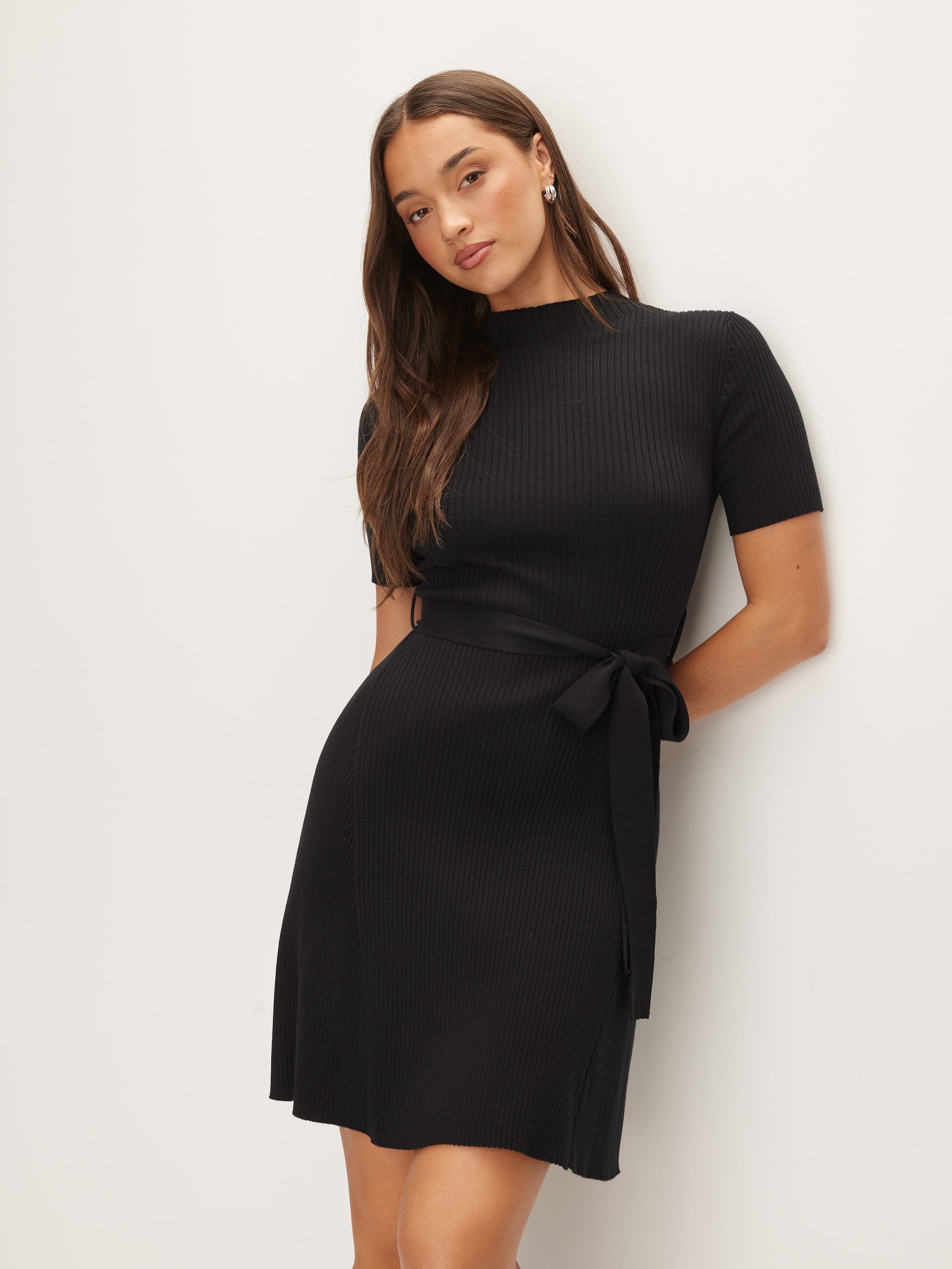 Gracie Short Sleeve Knit Mini Dres