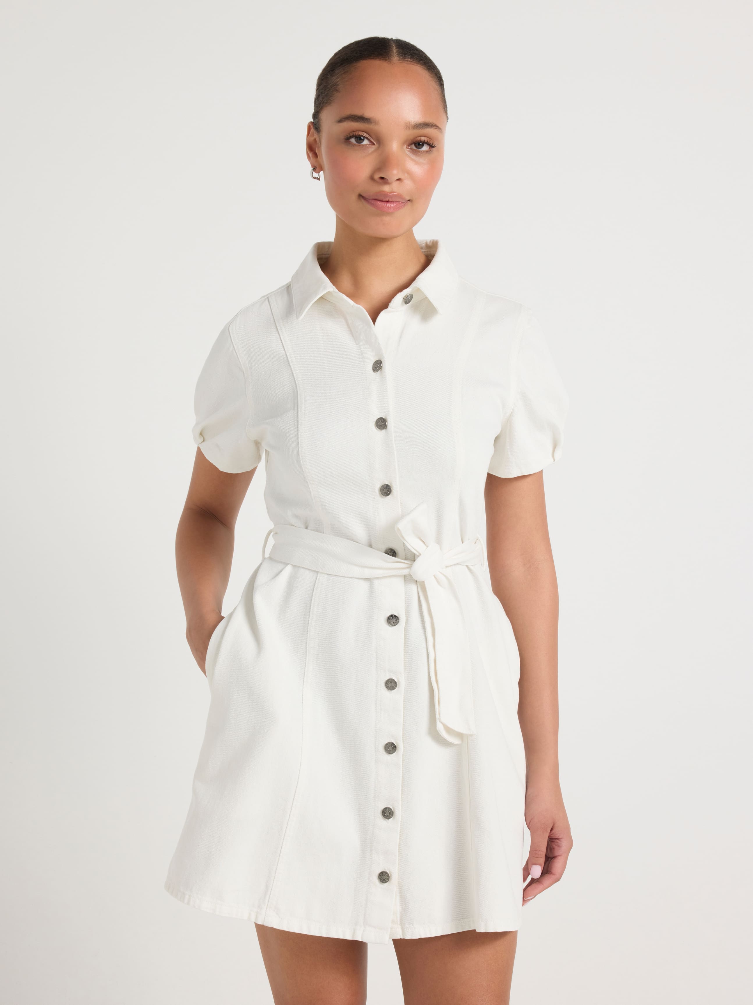 Athena Denim Mini Dress