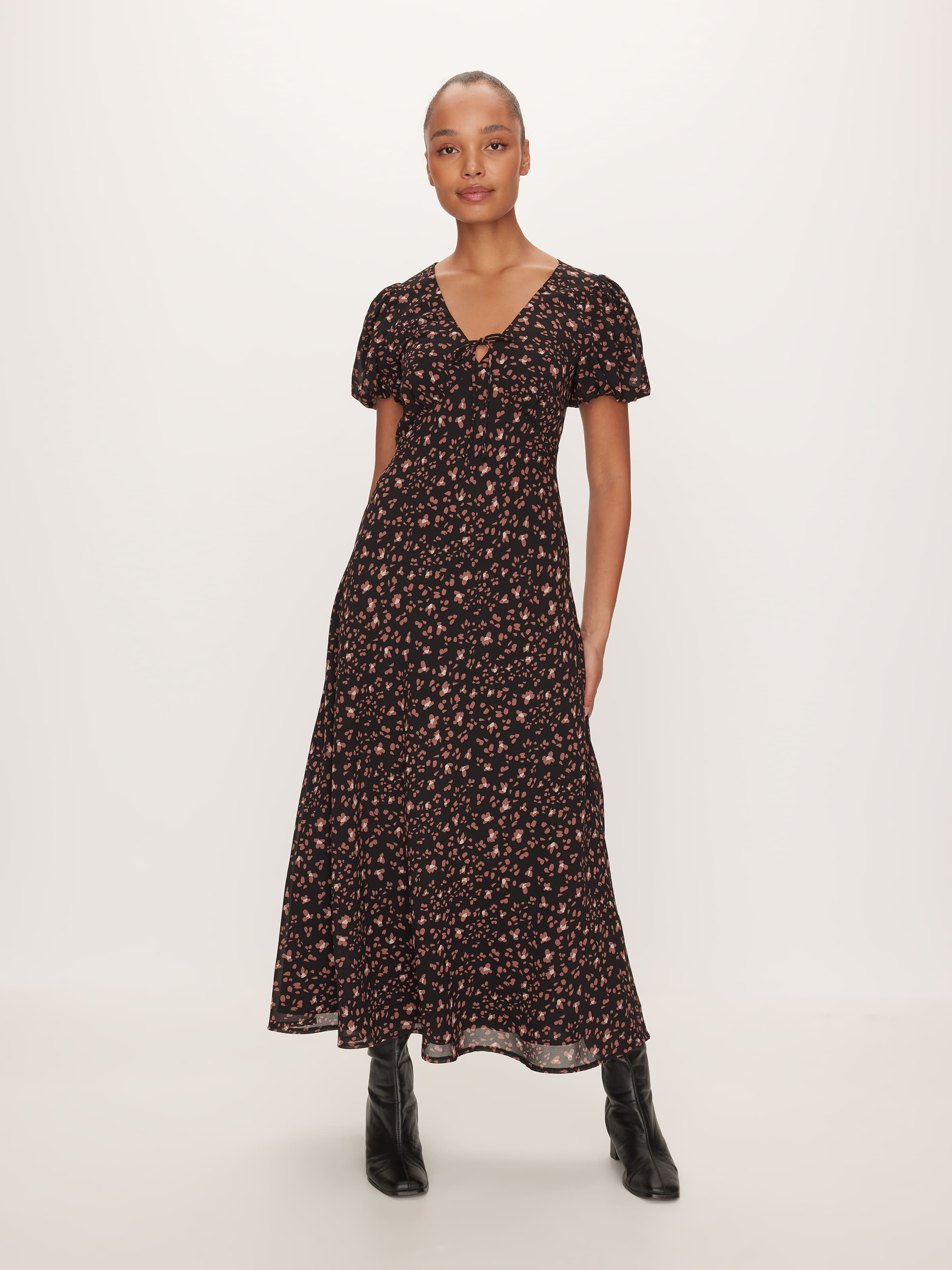 Aster Short Sleeve  Midi