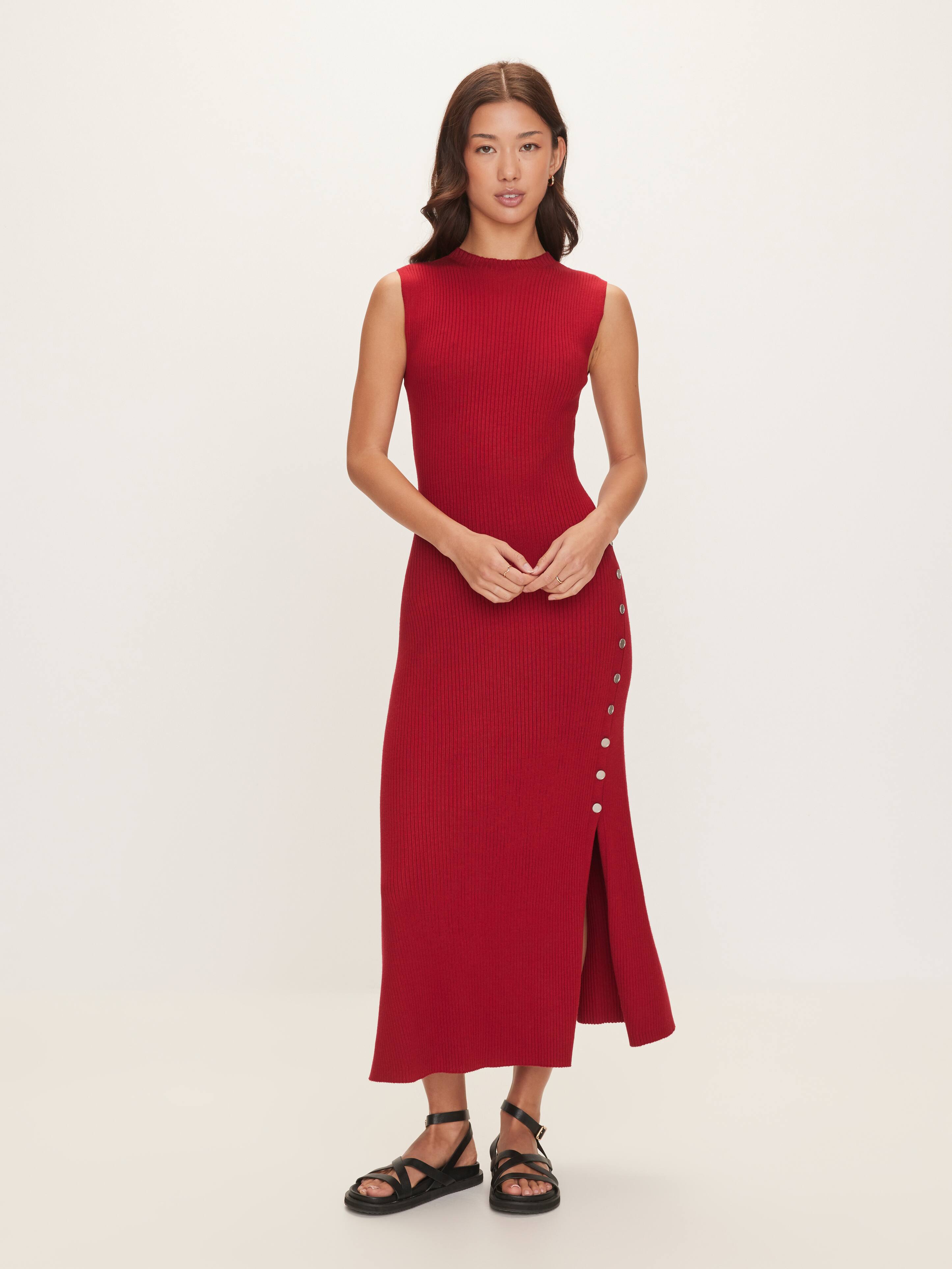 Frankie Sleveless Knit Midi