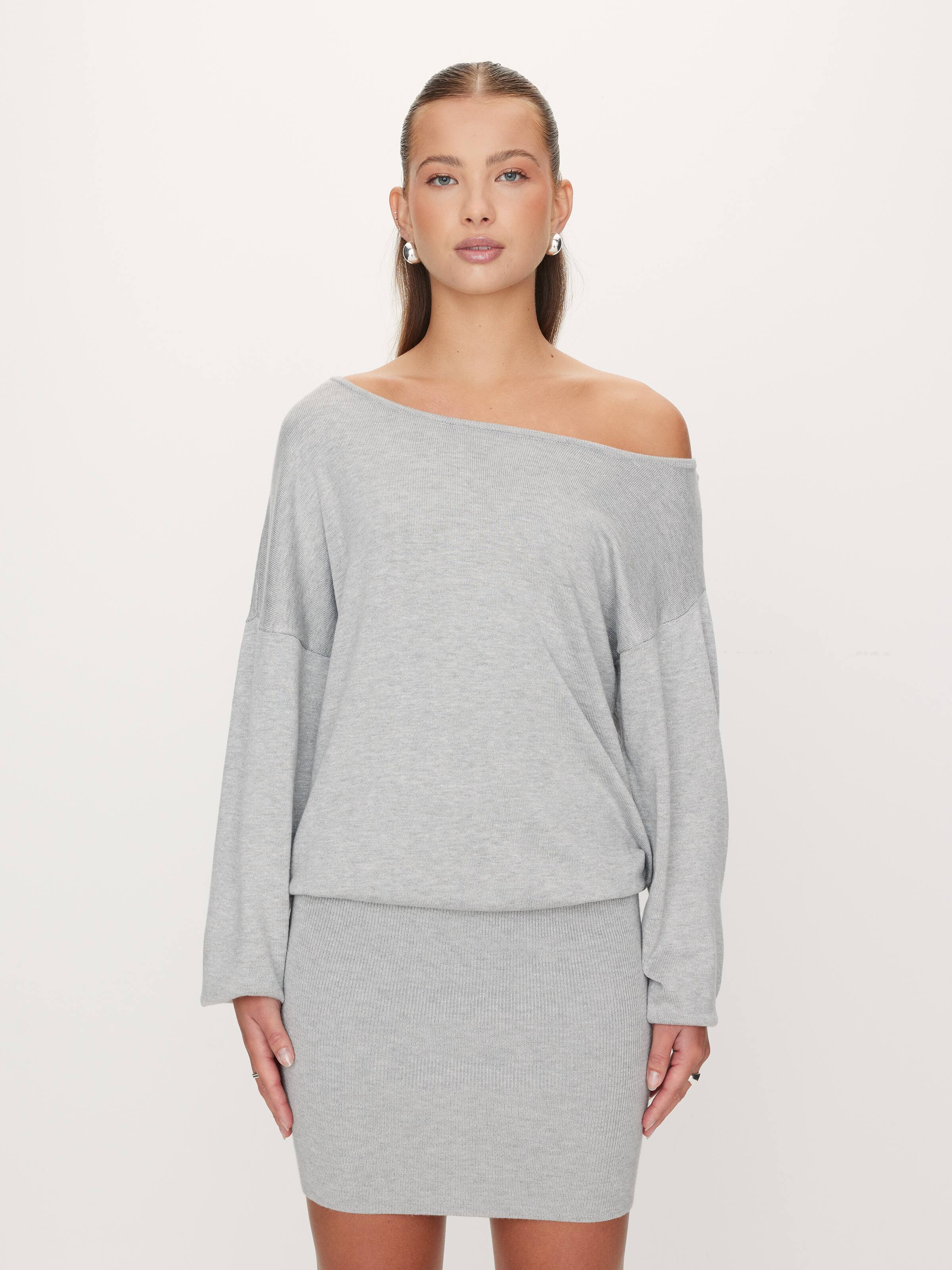 Maisy Off Shoulder Knit Mini