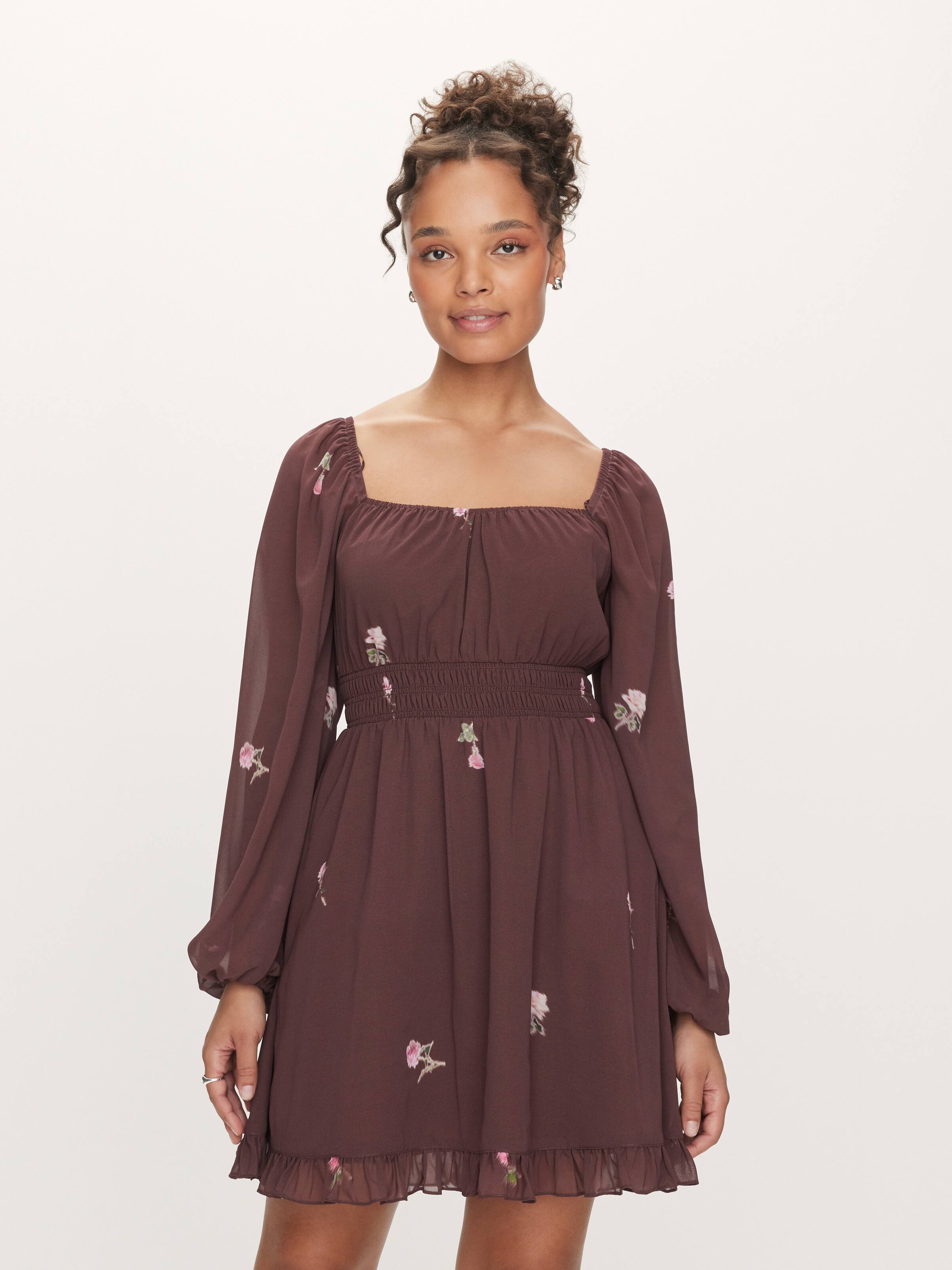 Felicity Puff Long Sleeve Mini Dress