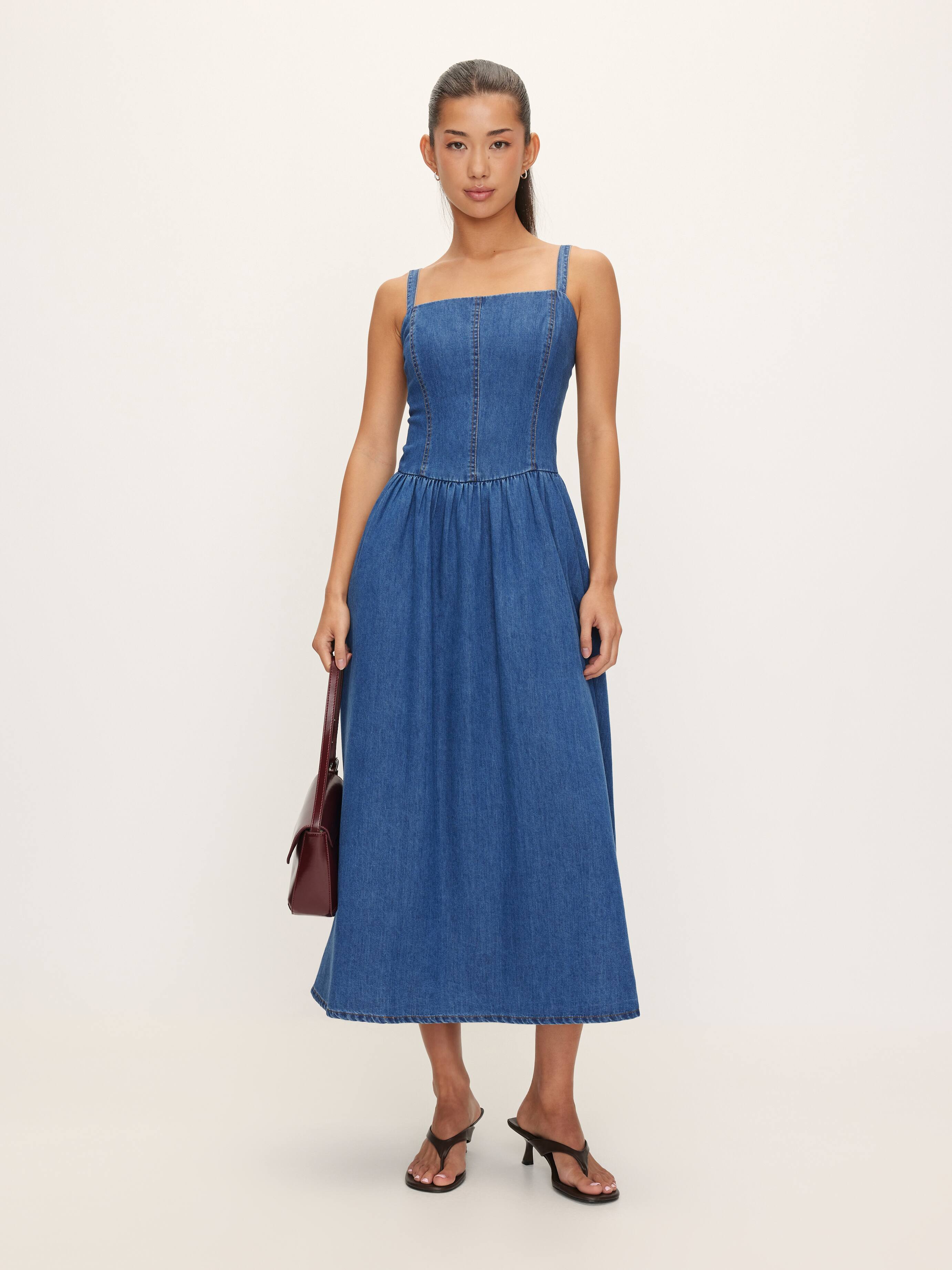 Darcie Denim Midi Dress