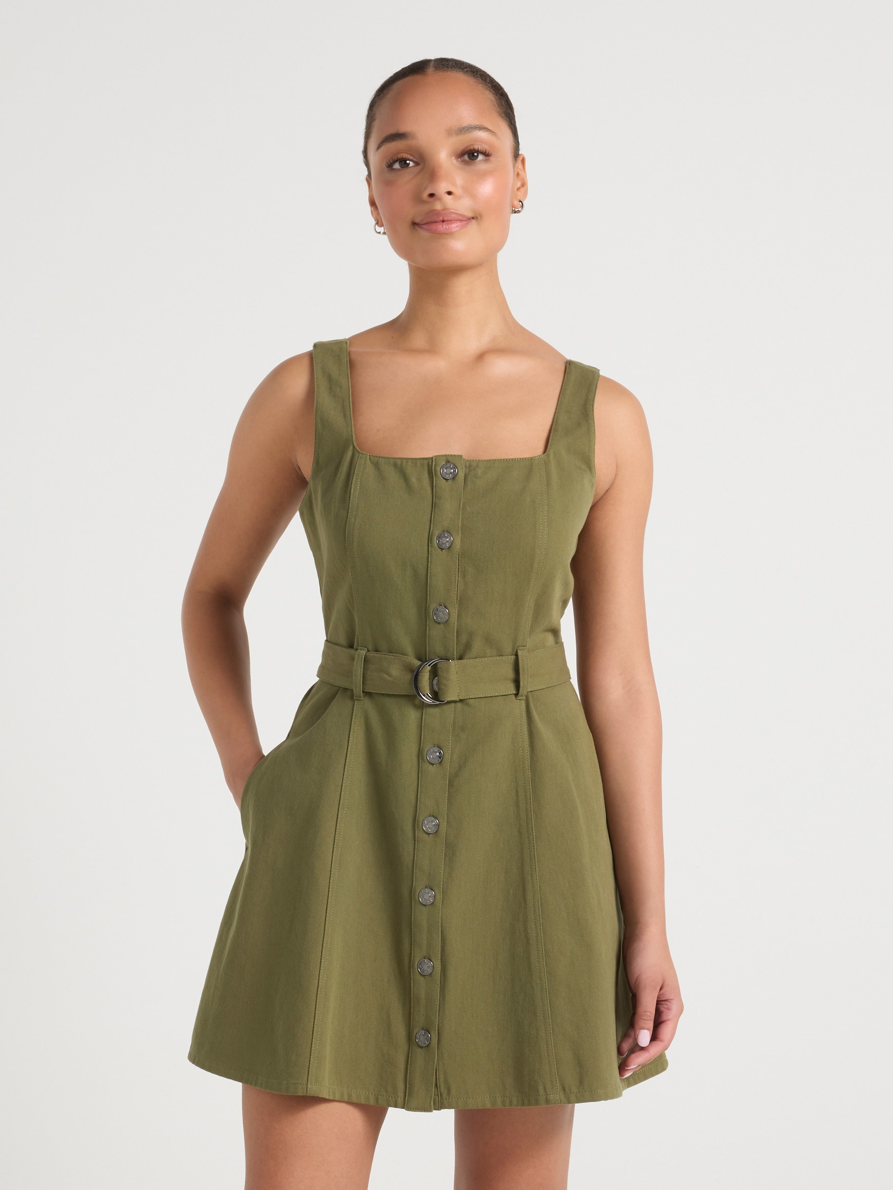 Billie Denim Mini Dress