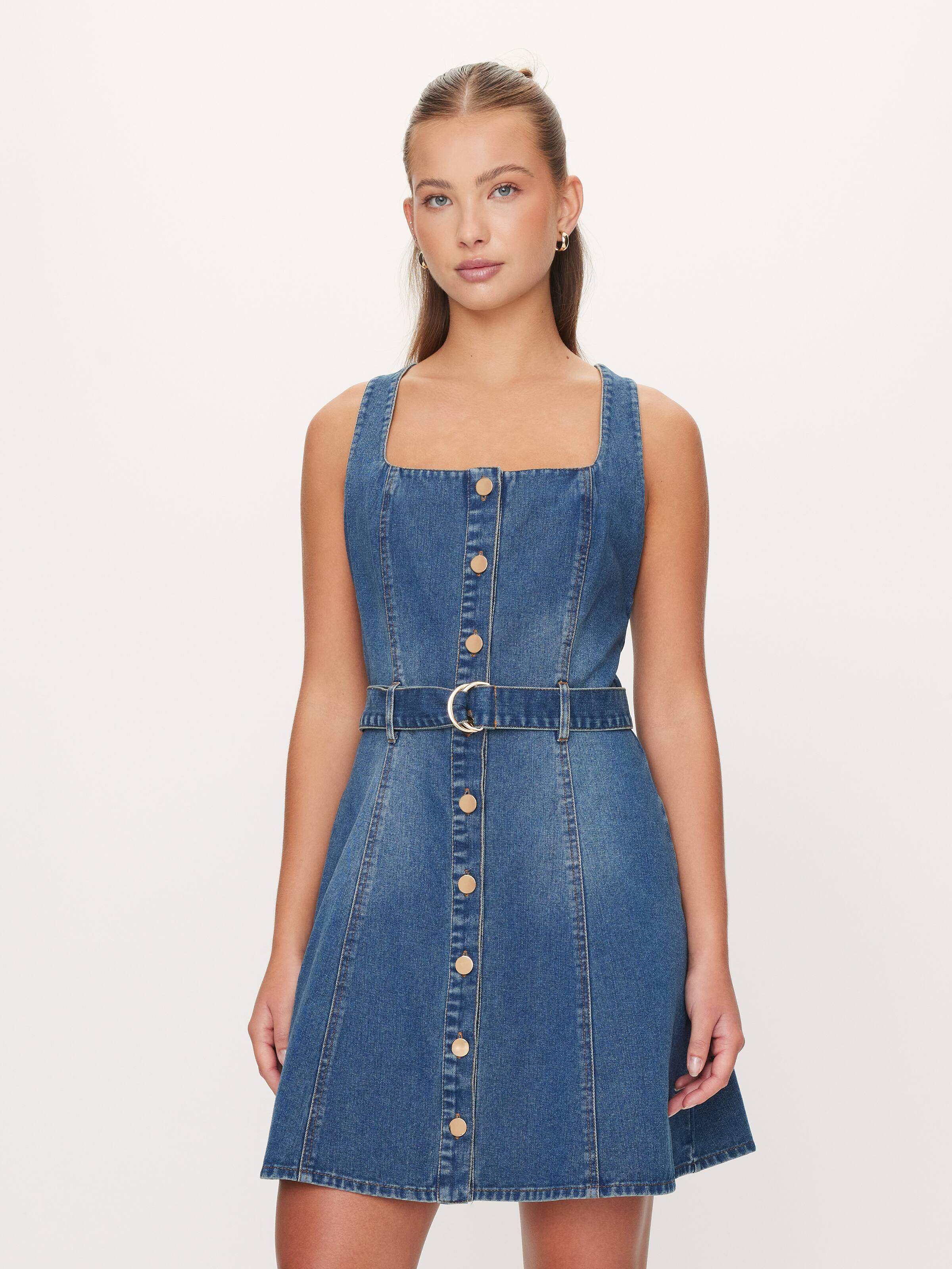Billie Denim Mini Dress