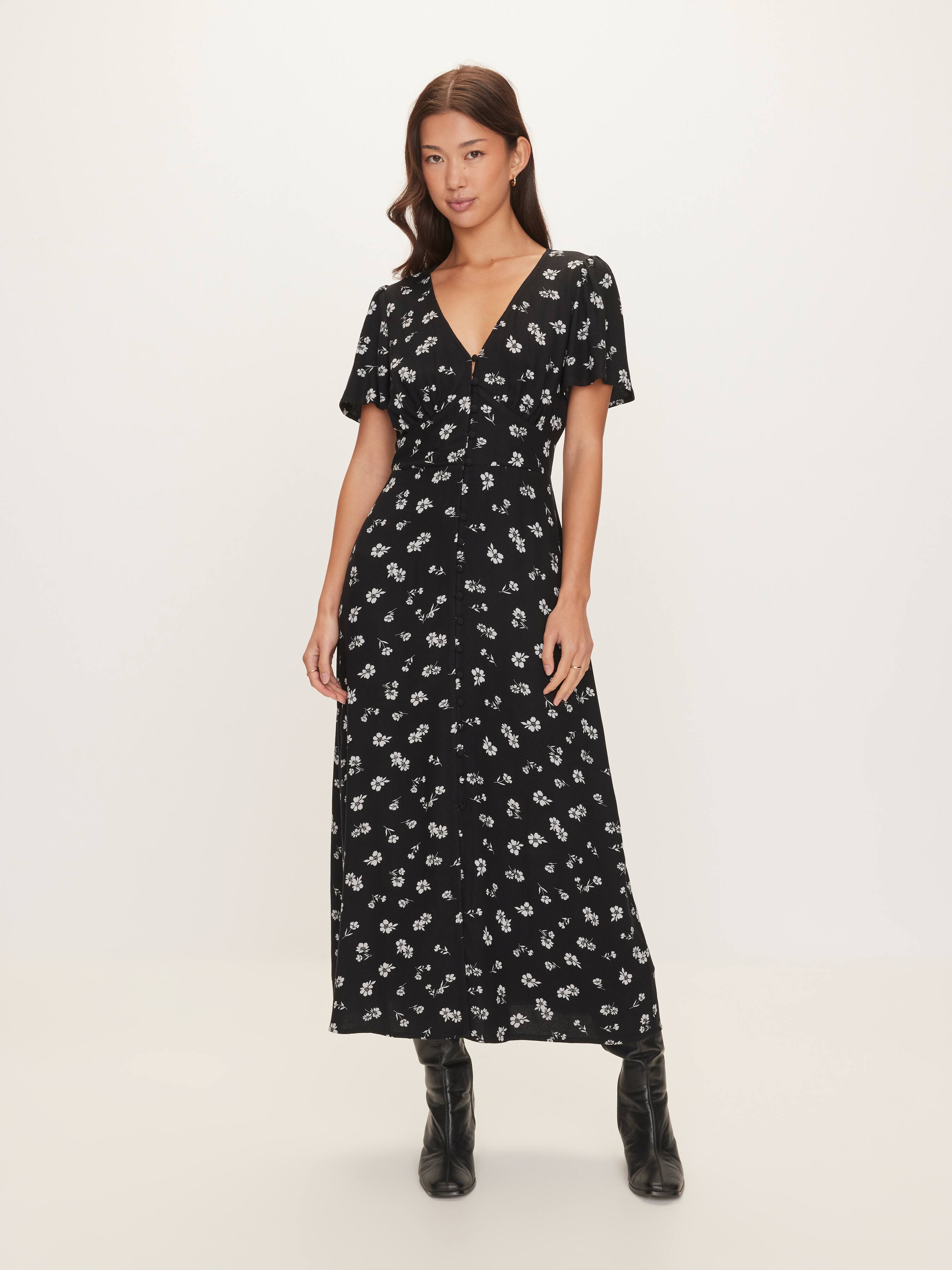 Katya Floaty Midi Dress