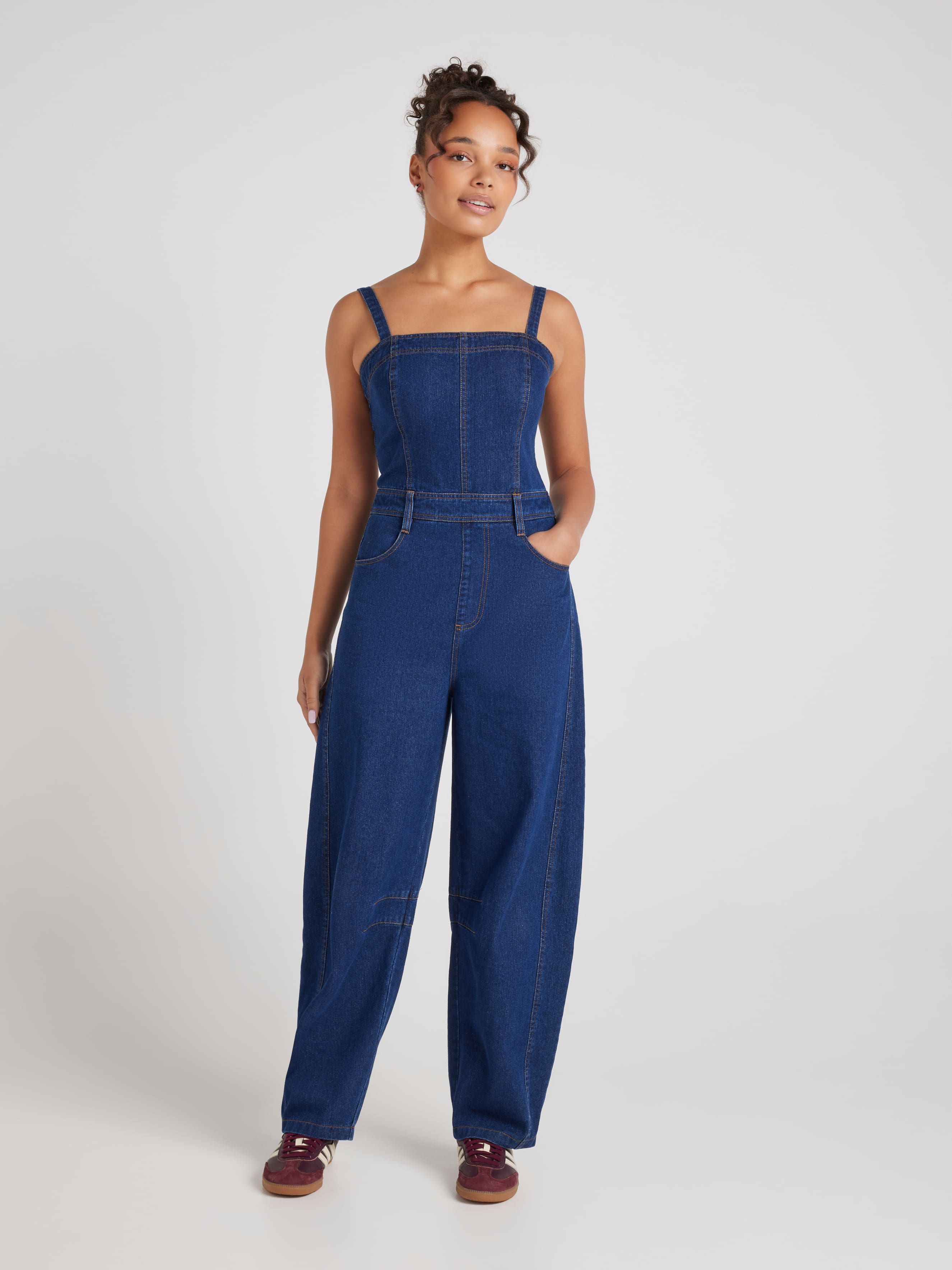 Brooke Barrel Leg Jumpsuit