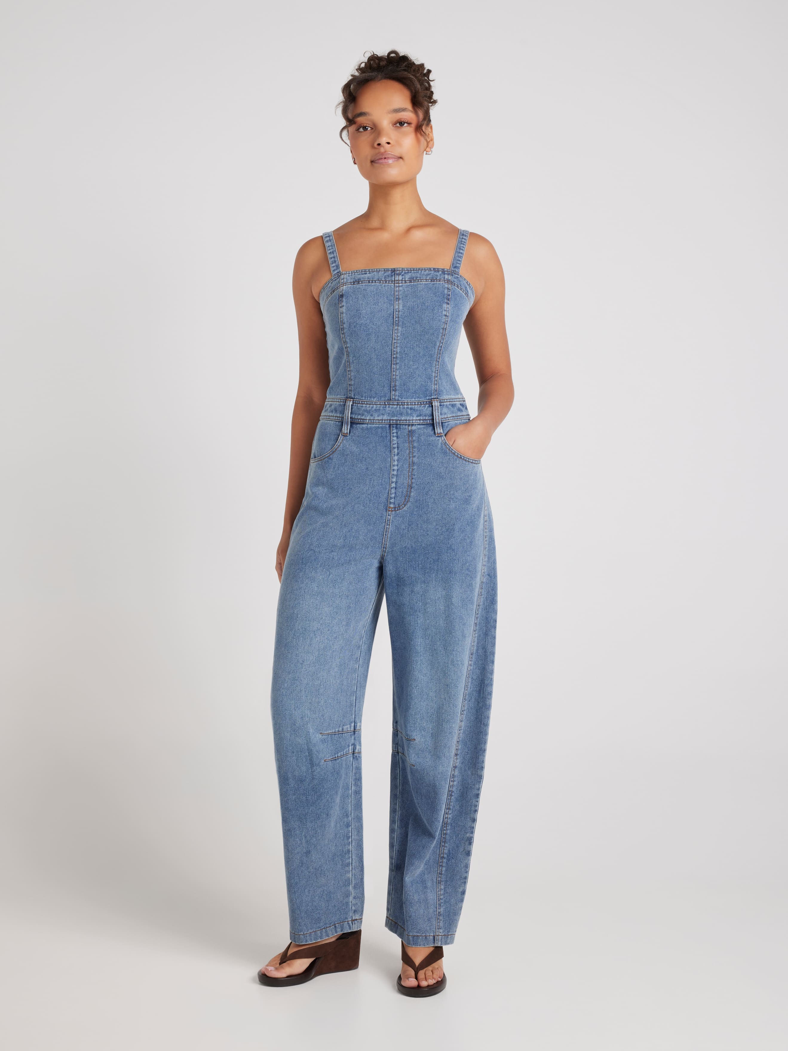 Brooke Barrel Leg Jumpsuit