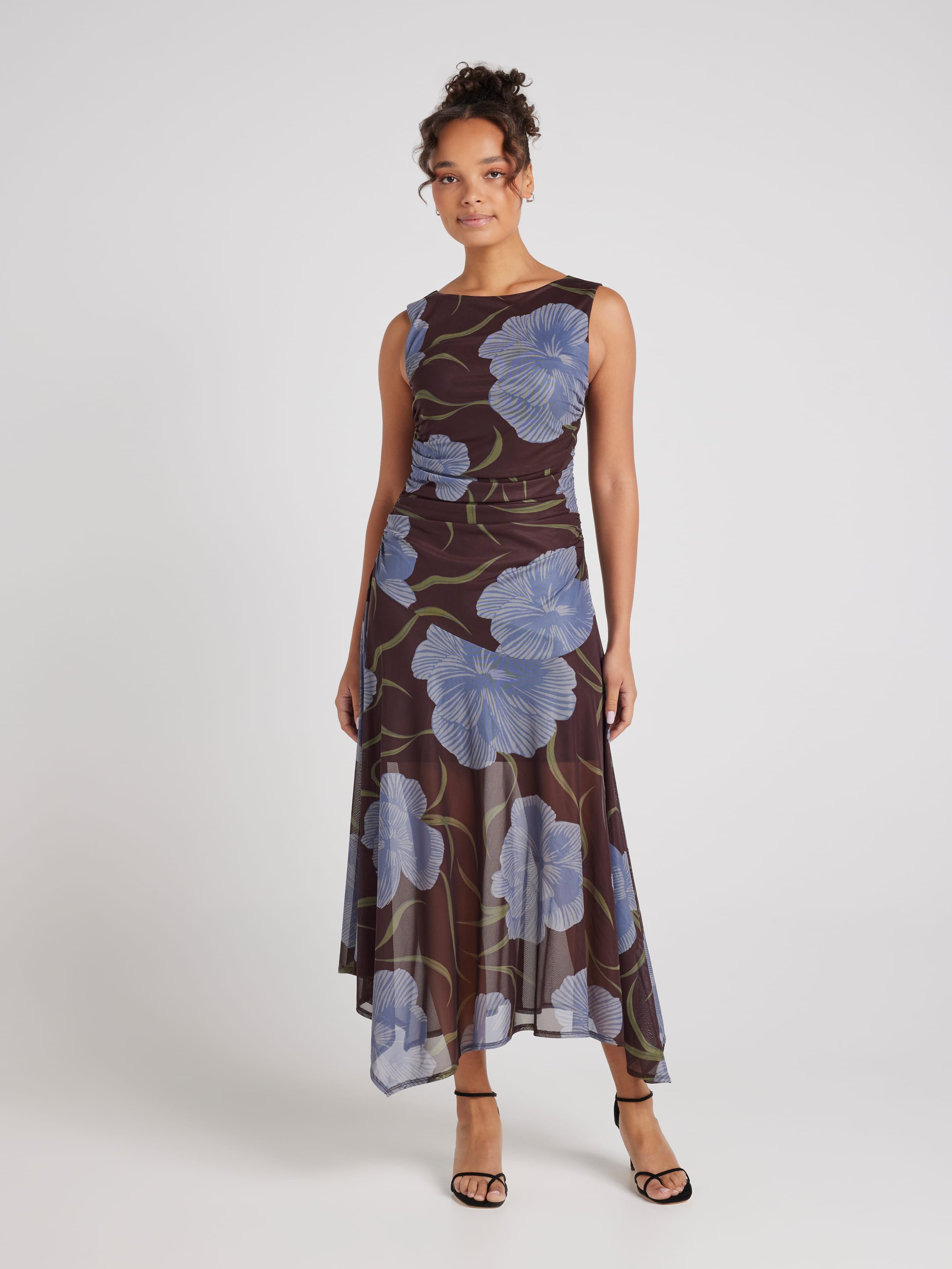 Cathy Mesh Midi Dress