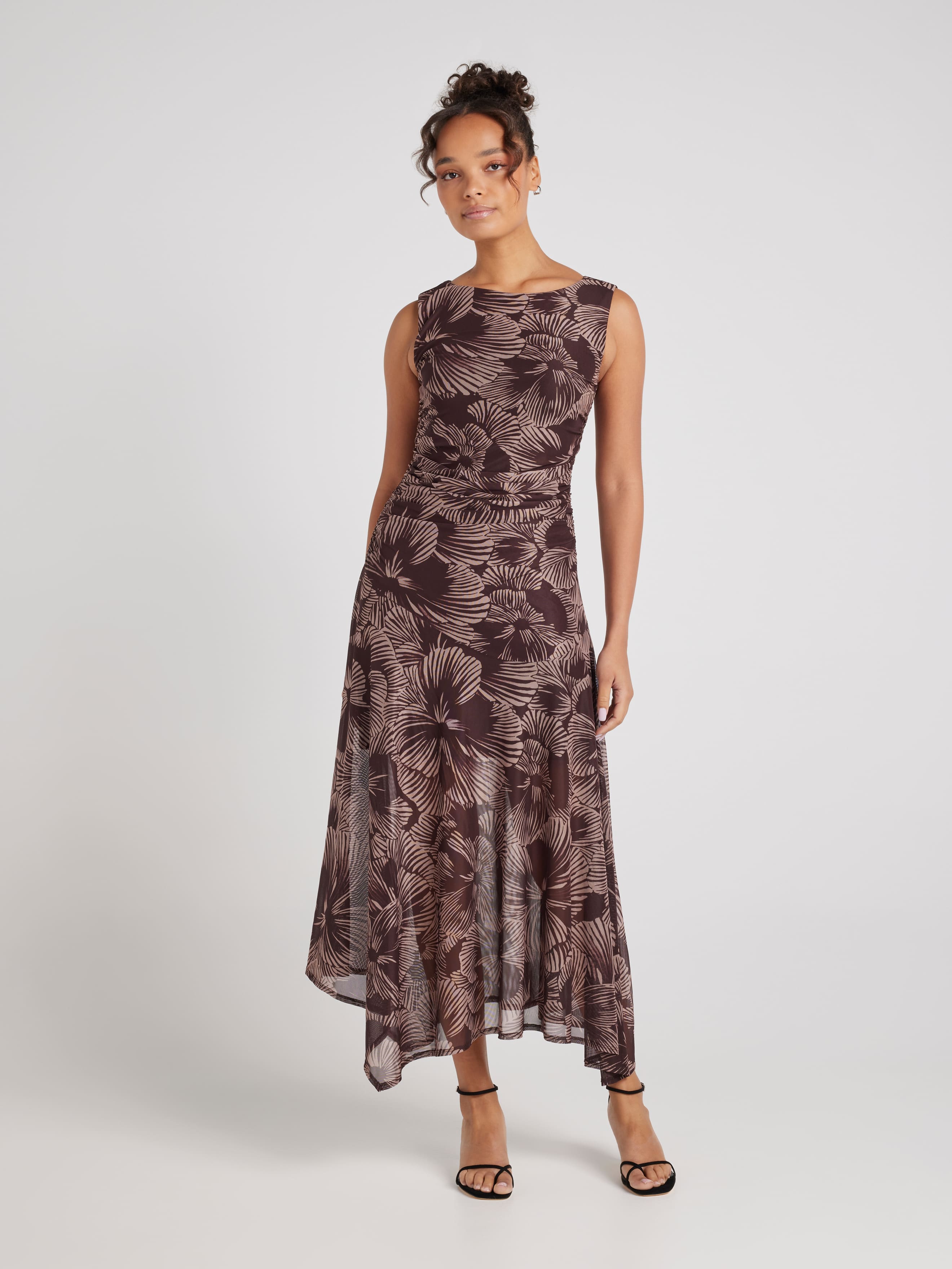 Cathy Mesh Midi Dress