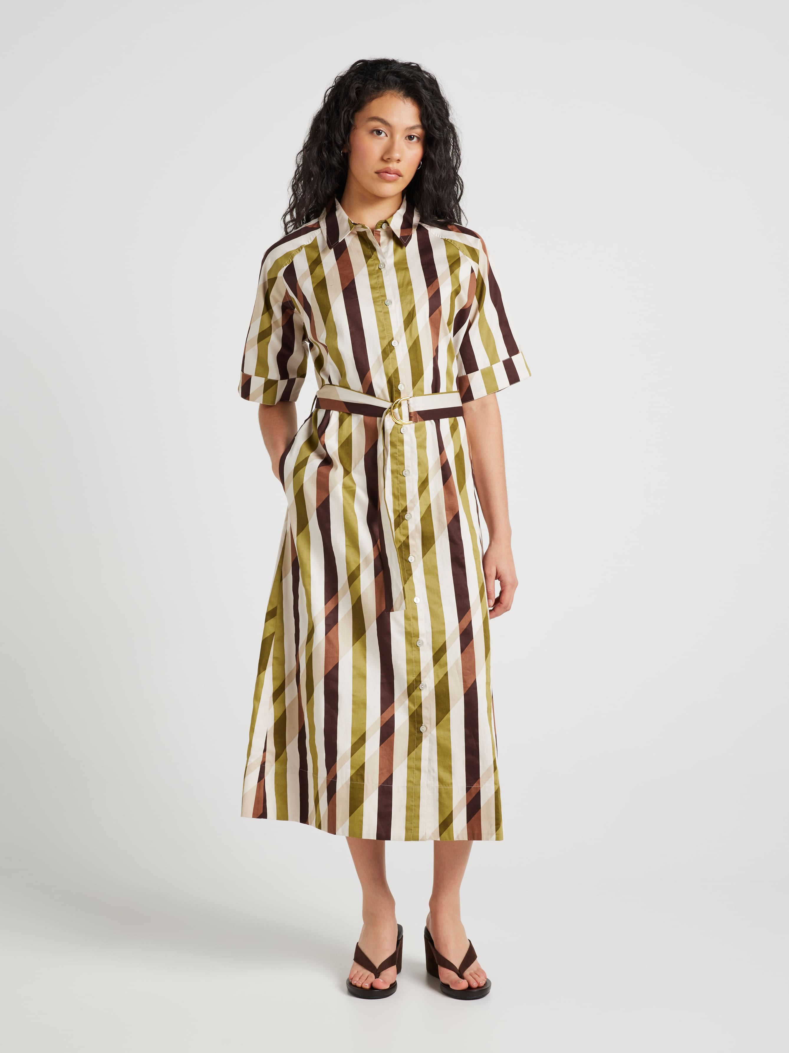 Mara Raglan Shirt Midi