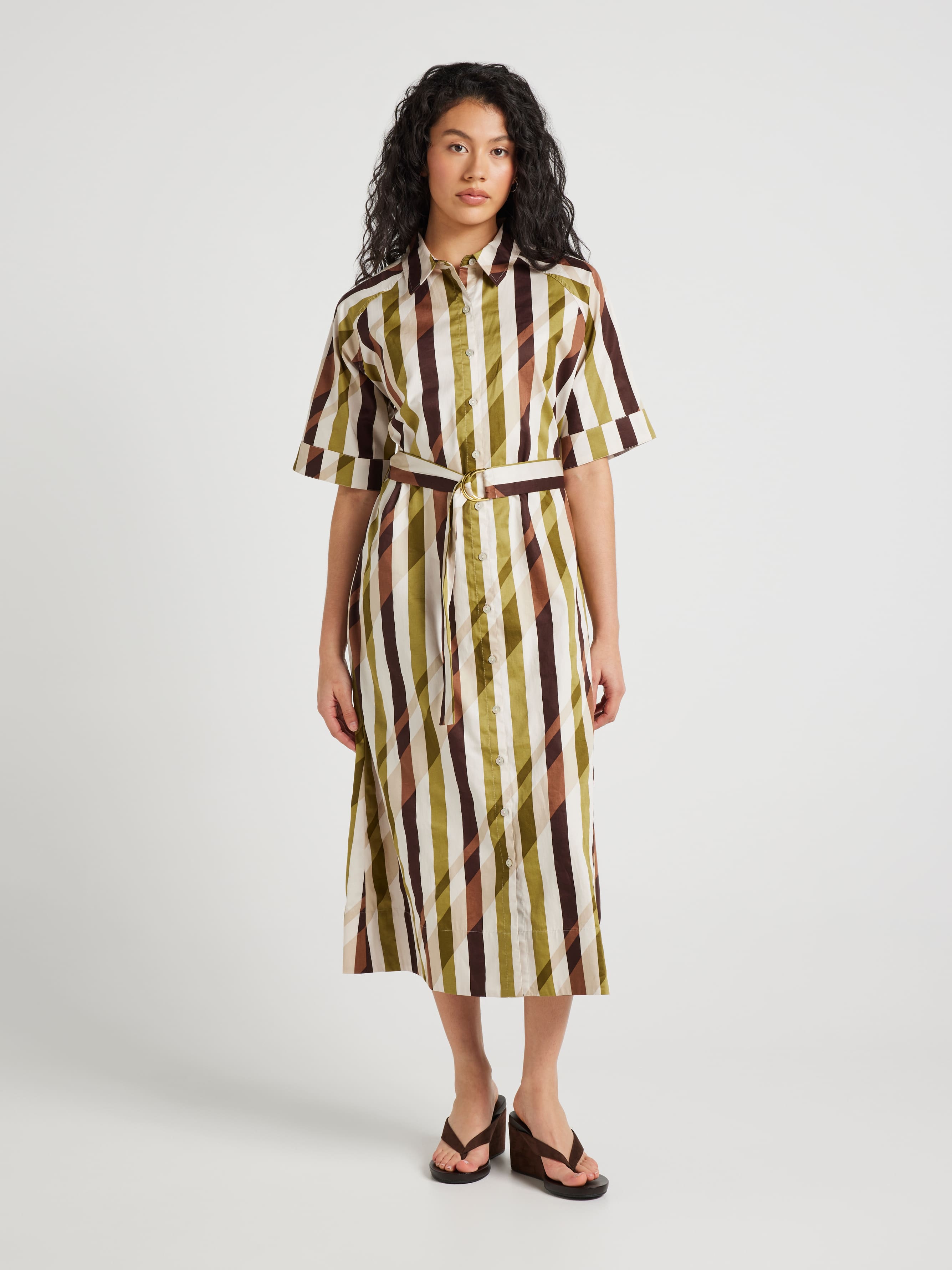 Mara Raglan Shirt Midi