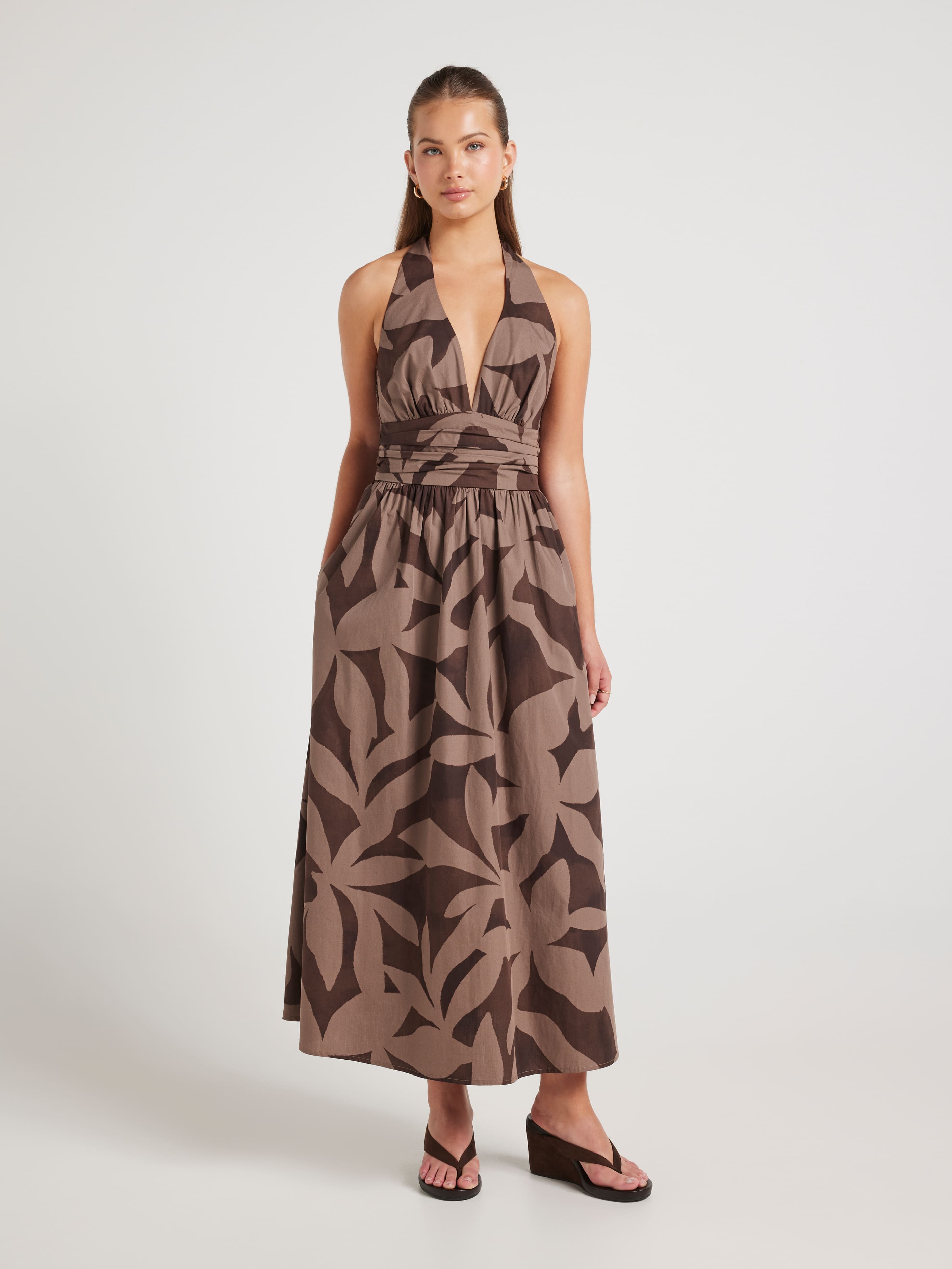 The Harriet Halter Midi Dress