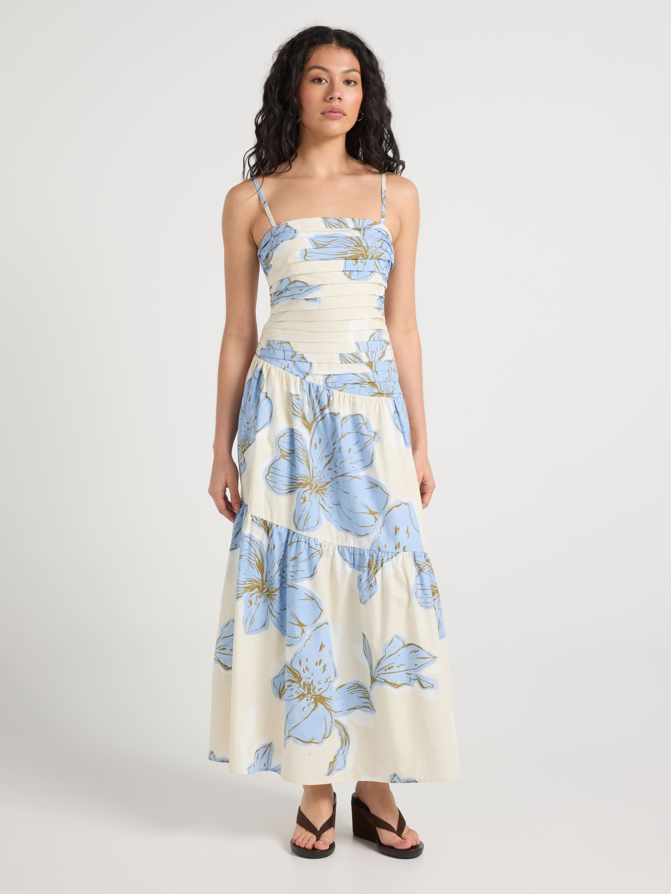 Seraphine Strapless Midi Dress