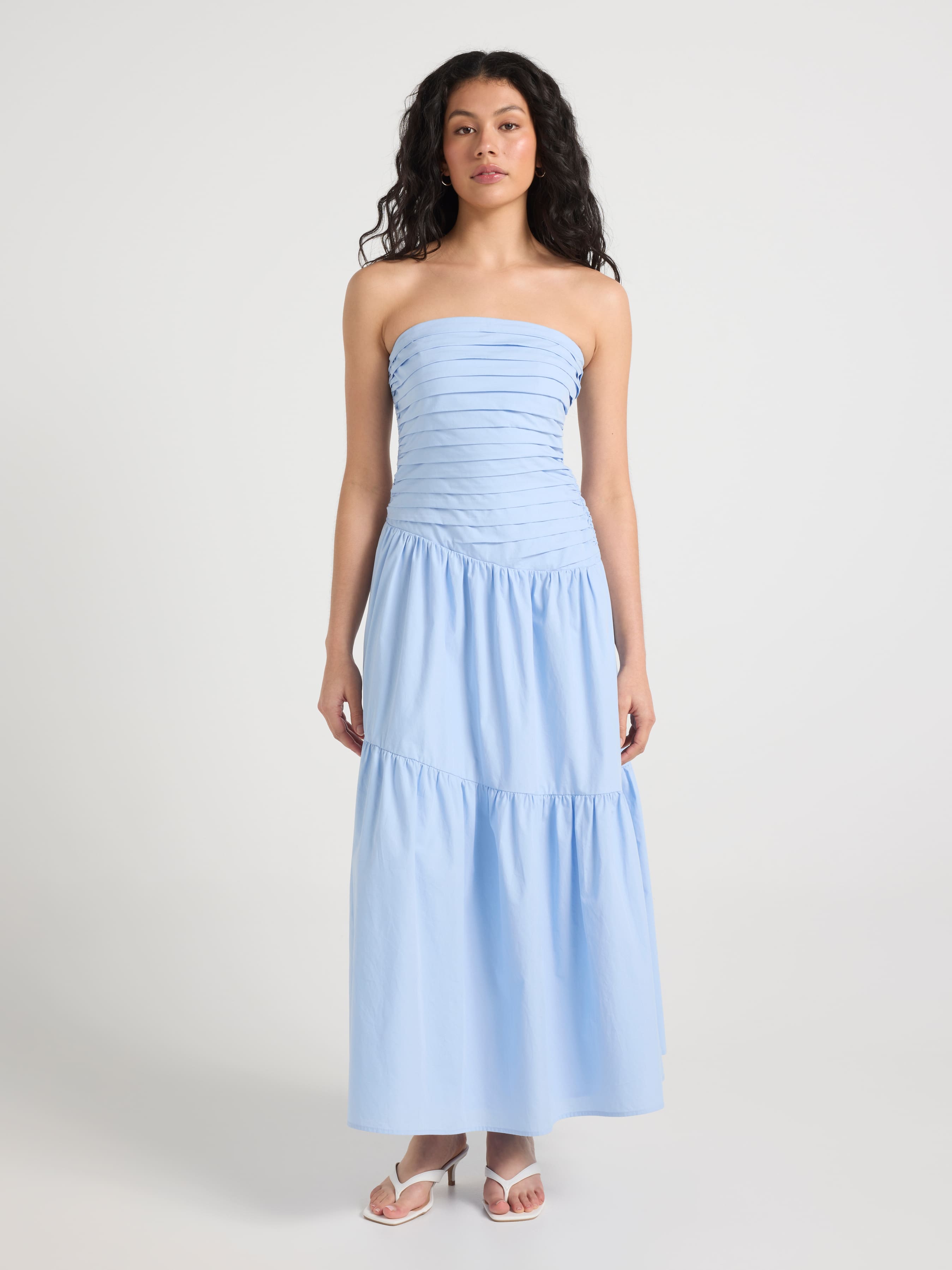 Seraphine Strapless Midi Dress