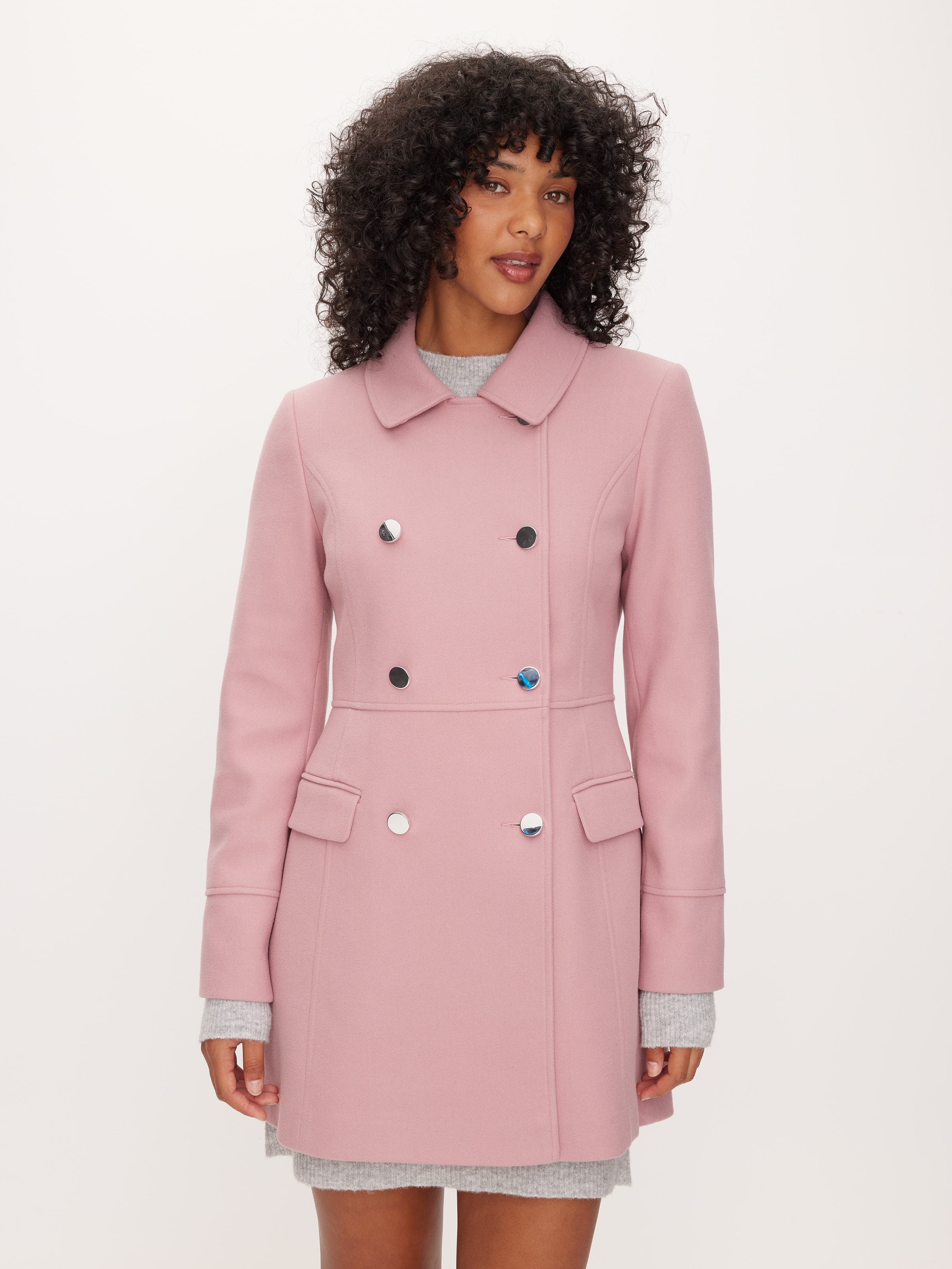 Denmark Double Breasted Short Coat