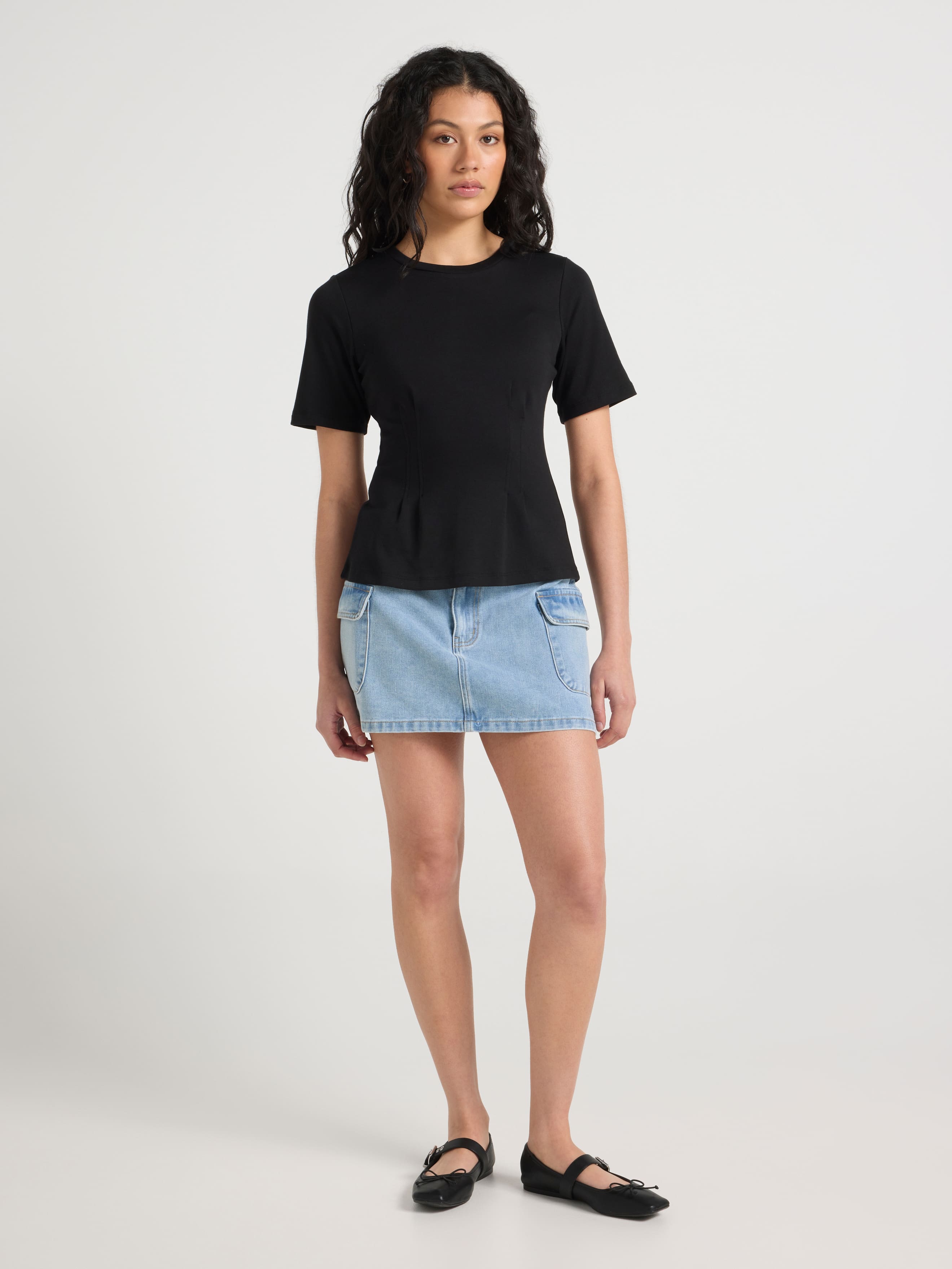 Claire Corset Short Sleeve Tee
