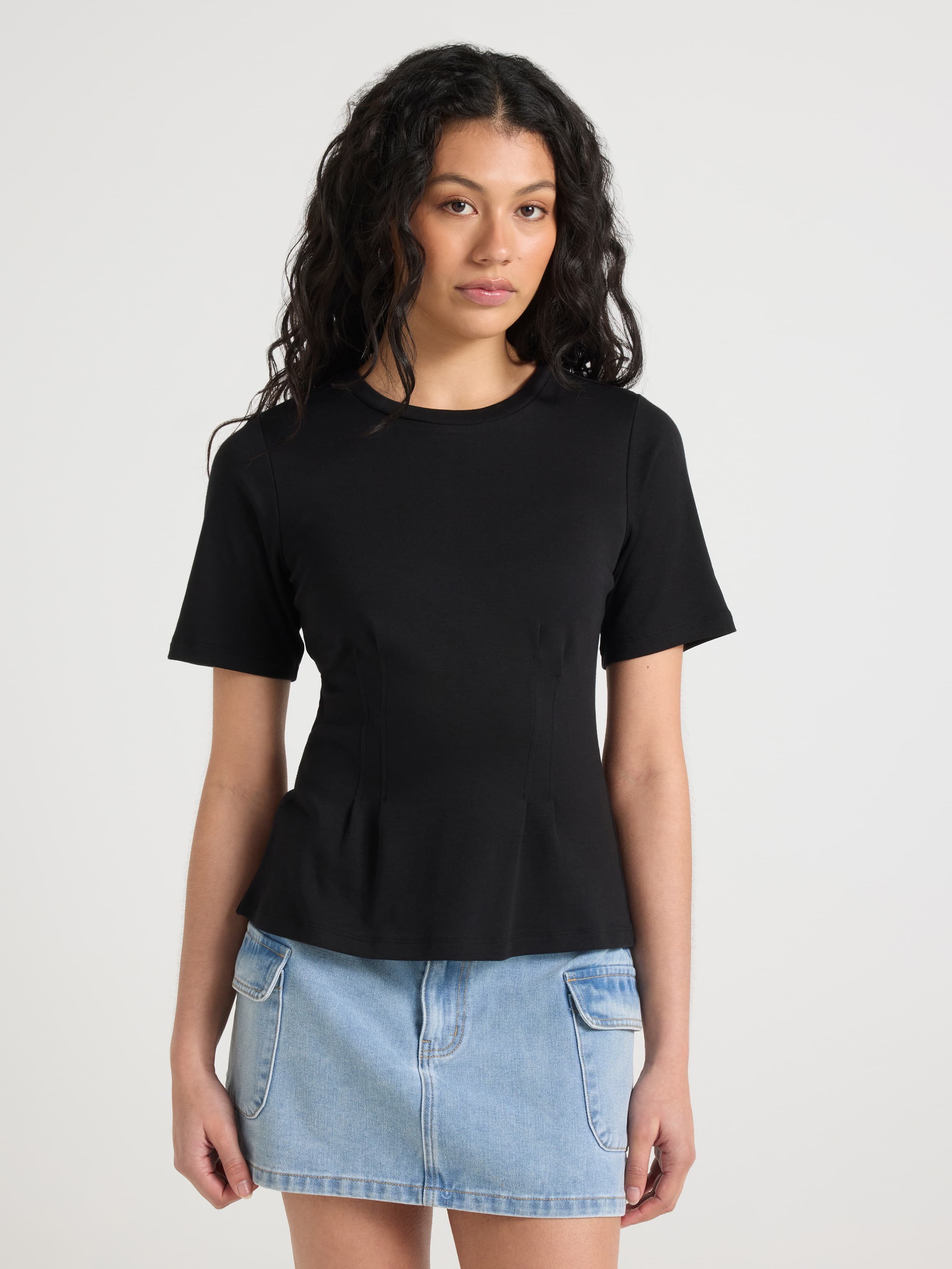 Claire Corset Short Sleeve Tee
