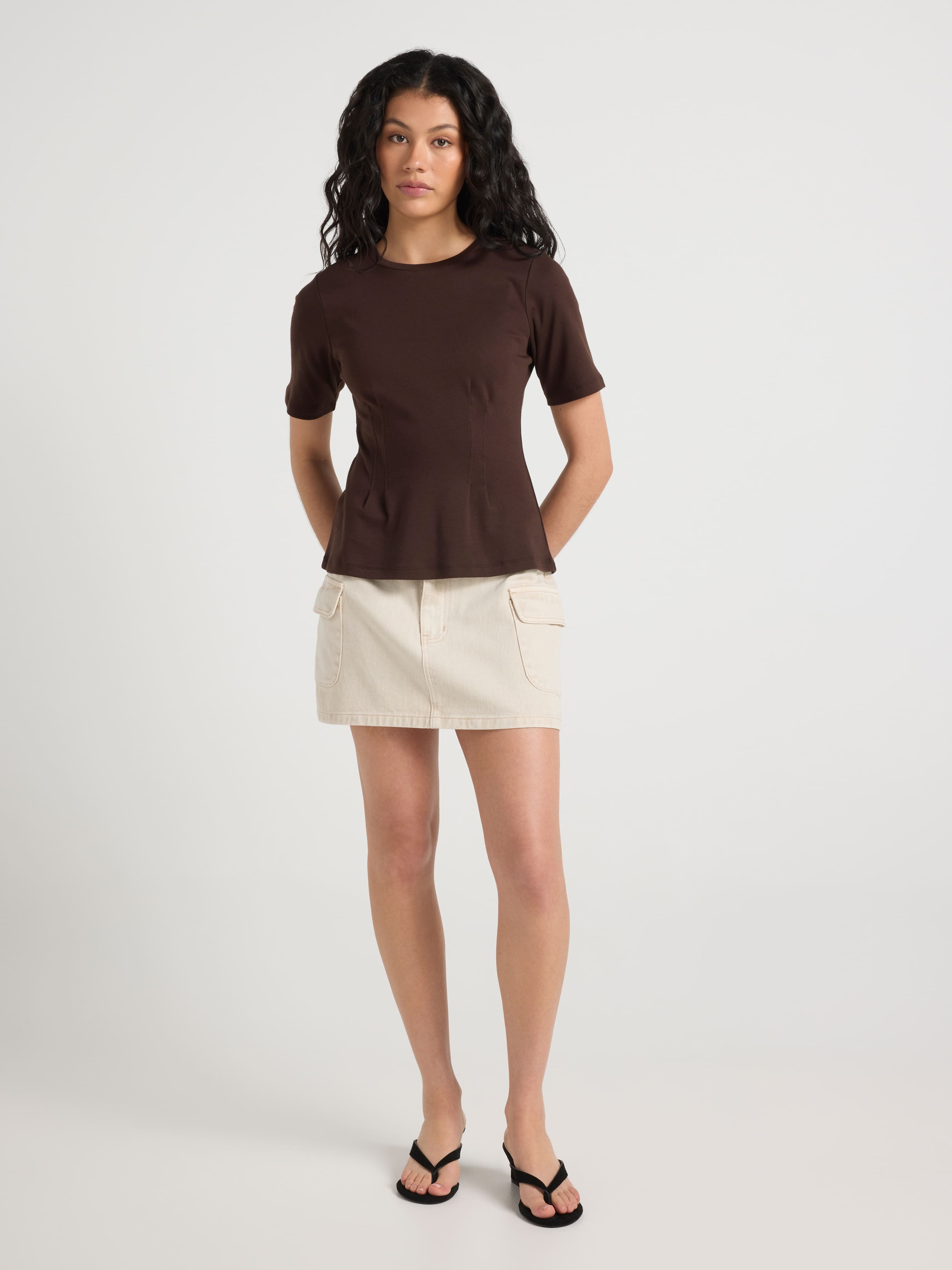 Claire Corset Short Sleeve Tee