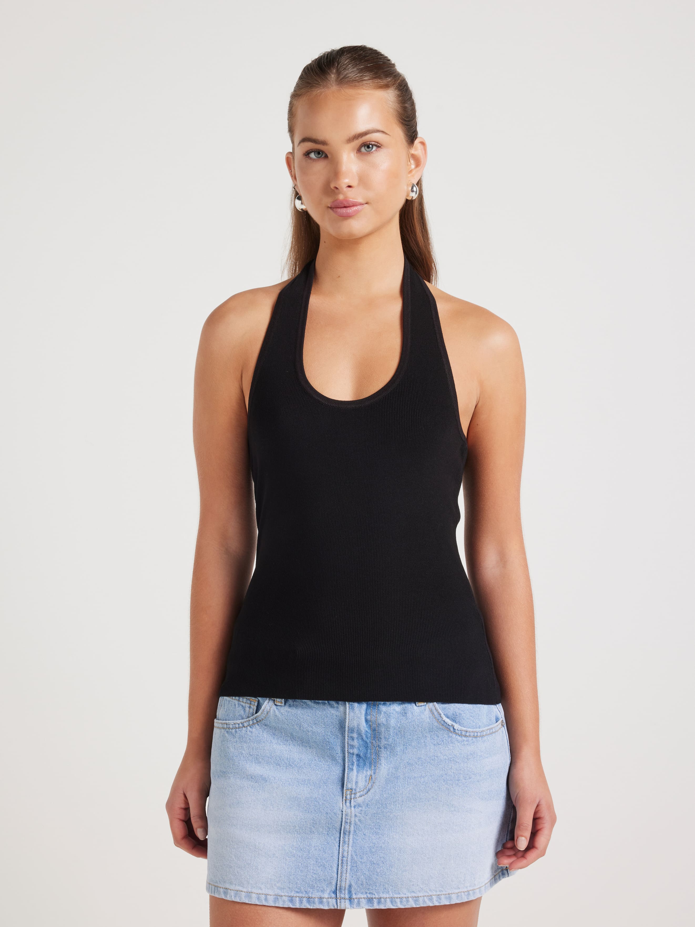Aurora Knit Halter Tank