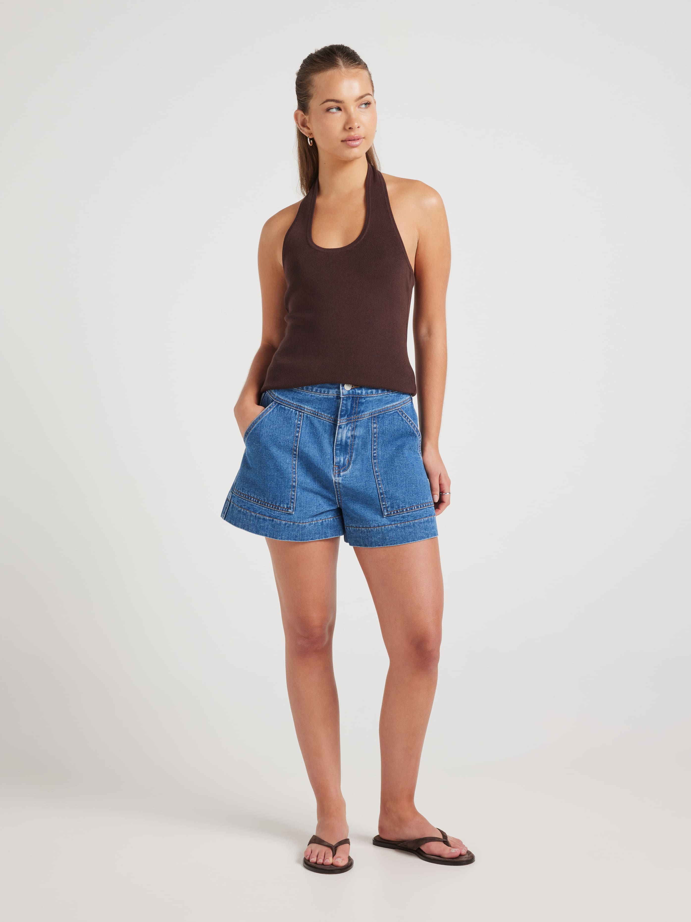 Aurora Knit Halter Tank