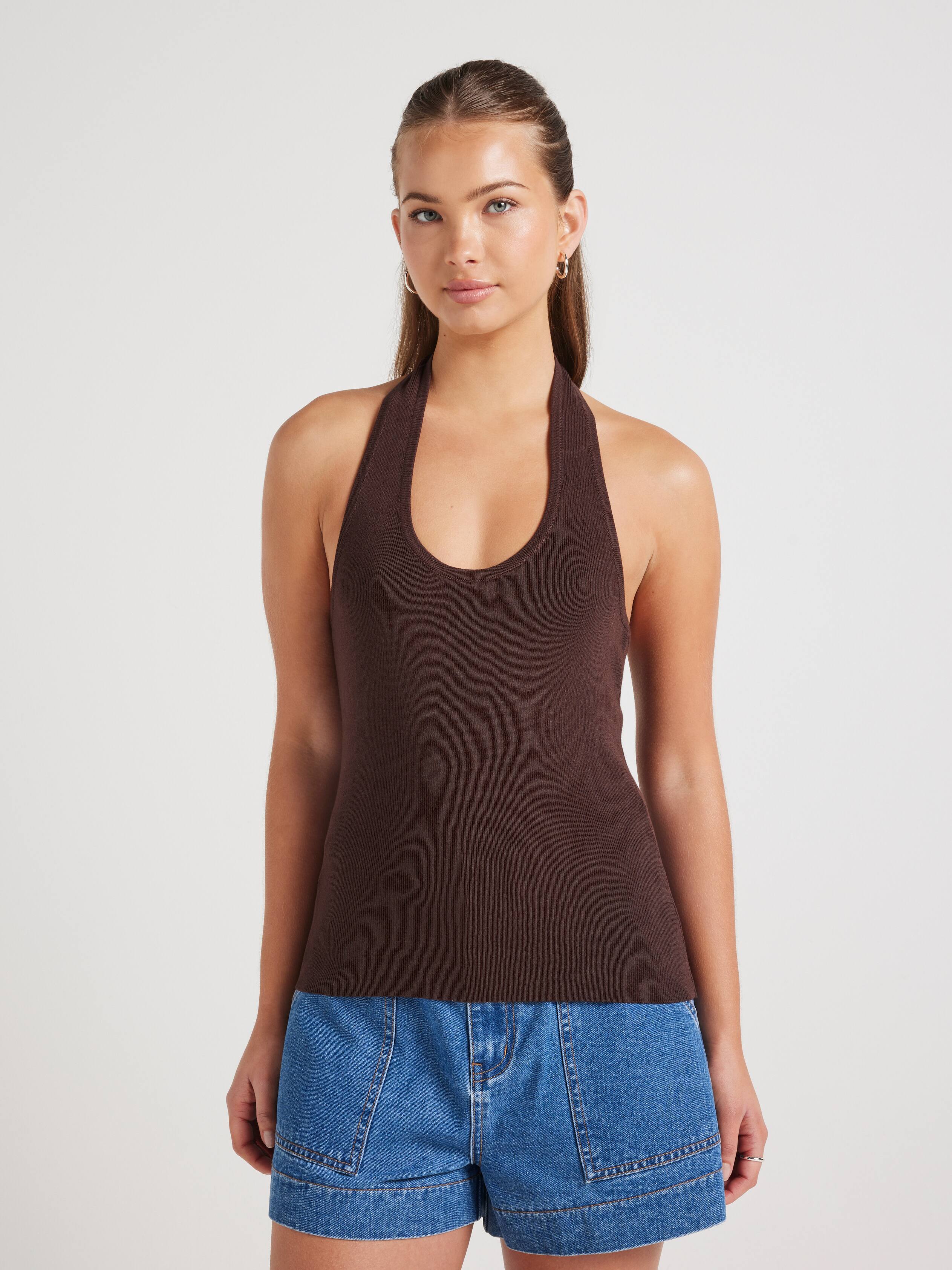 Aurora Knit Halter Tank