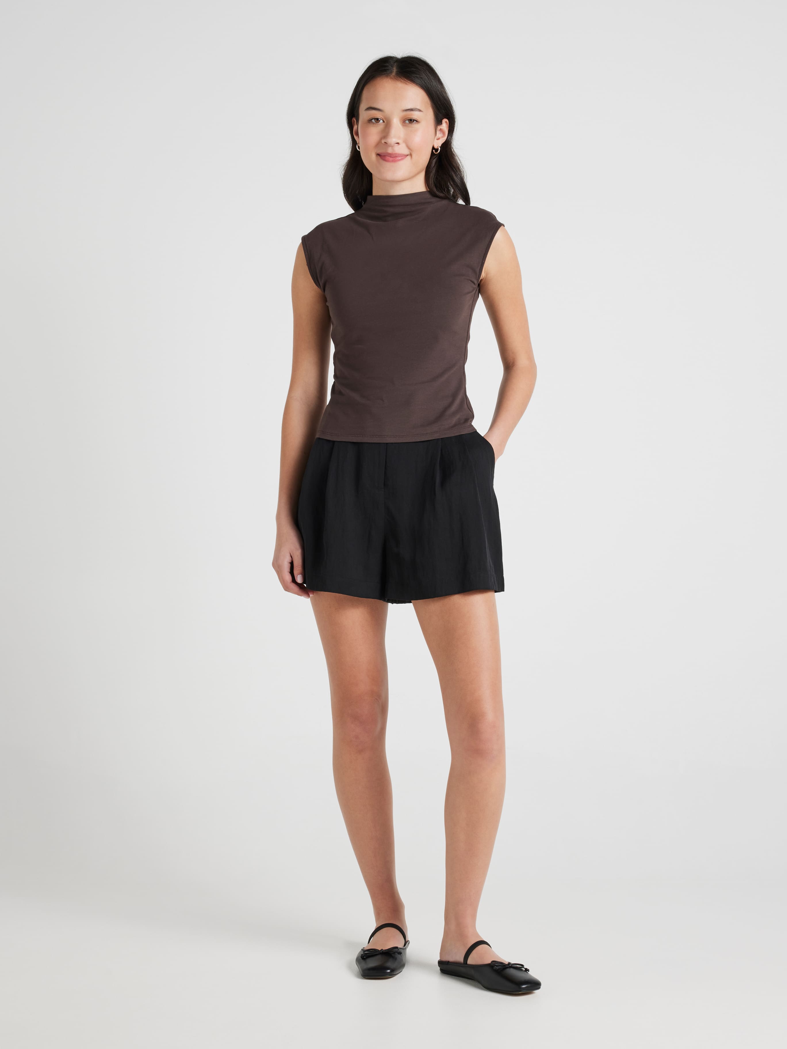 Grown On Mock Neck Top