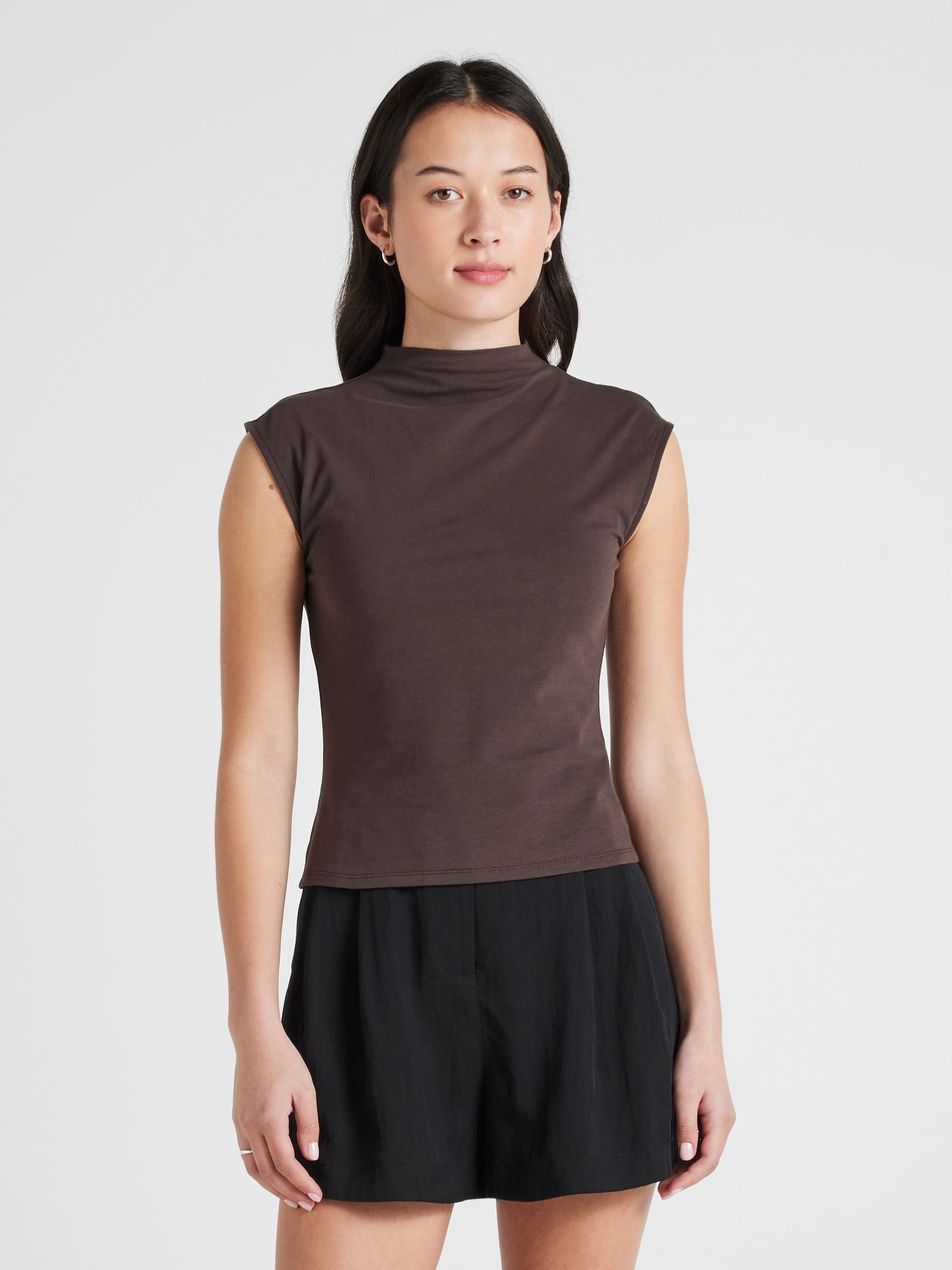 Grown On Mock Neck Top