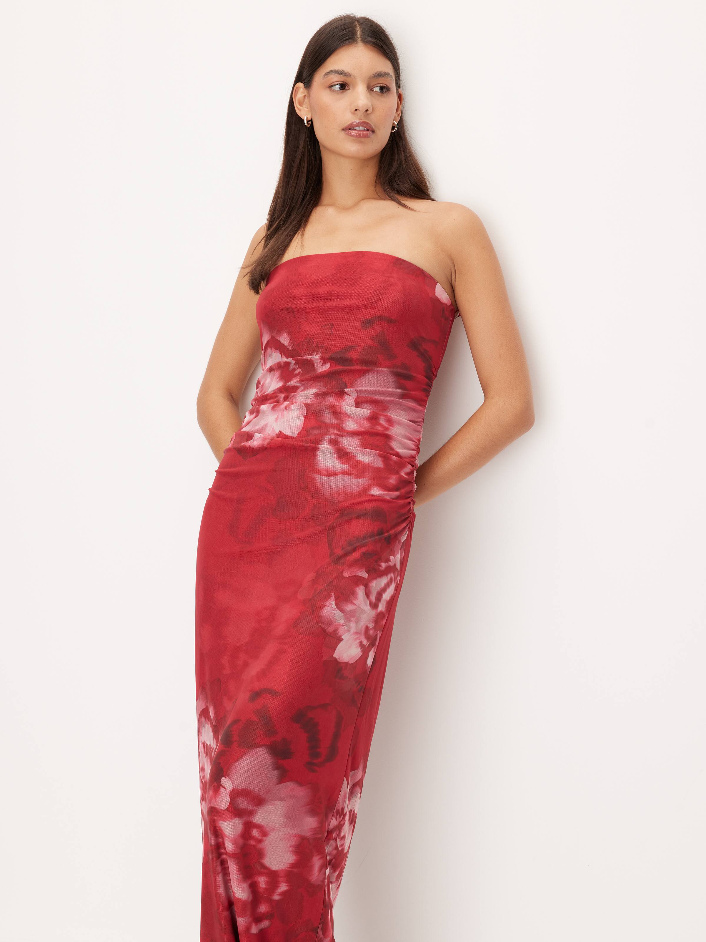 Daphne Mesh Midi Dress