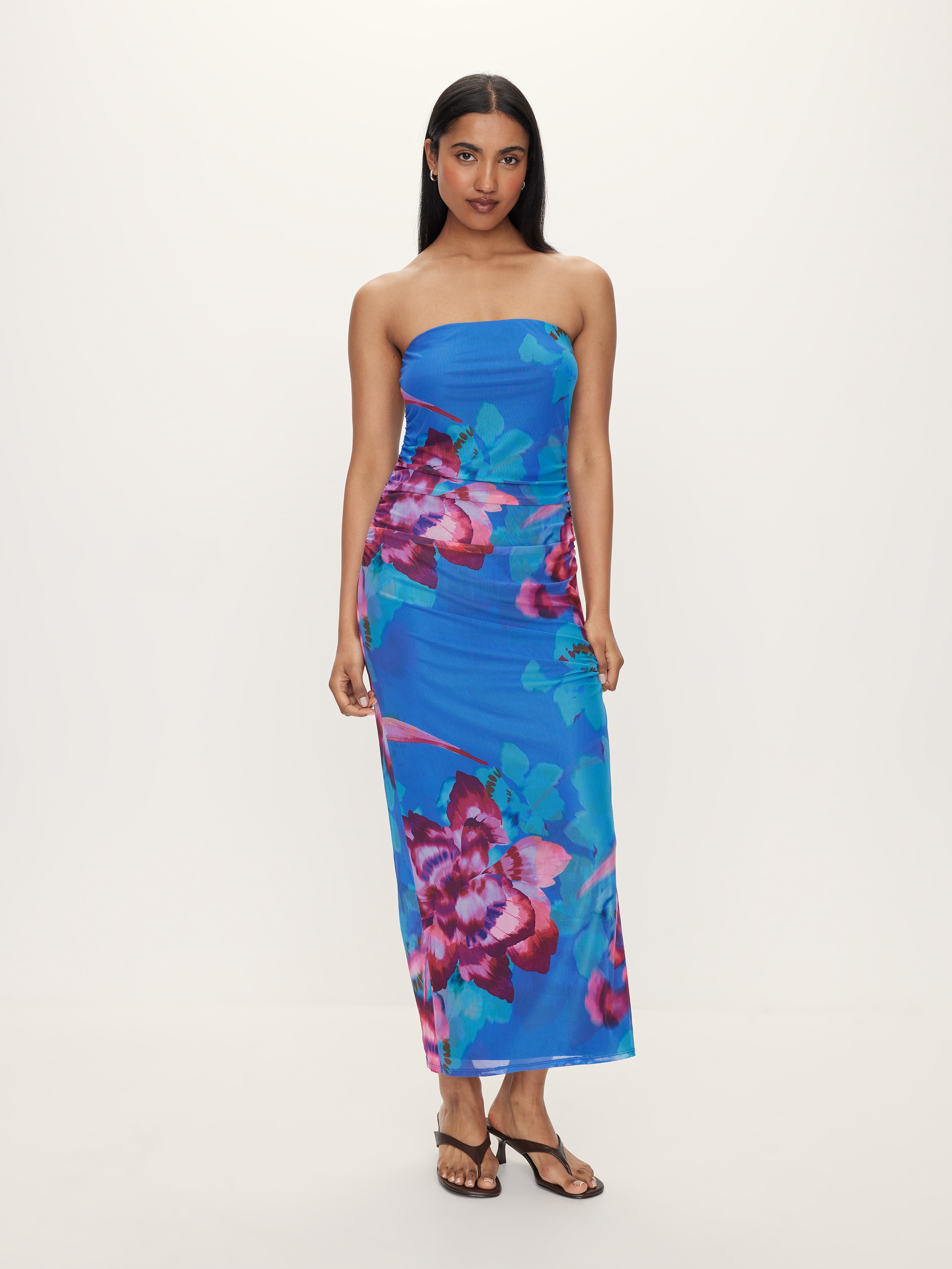 Daphne Mesh Midi Dress