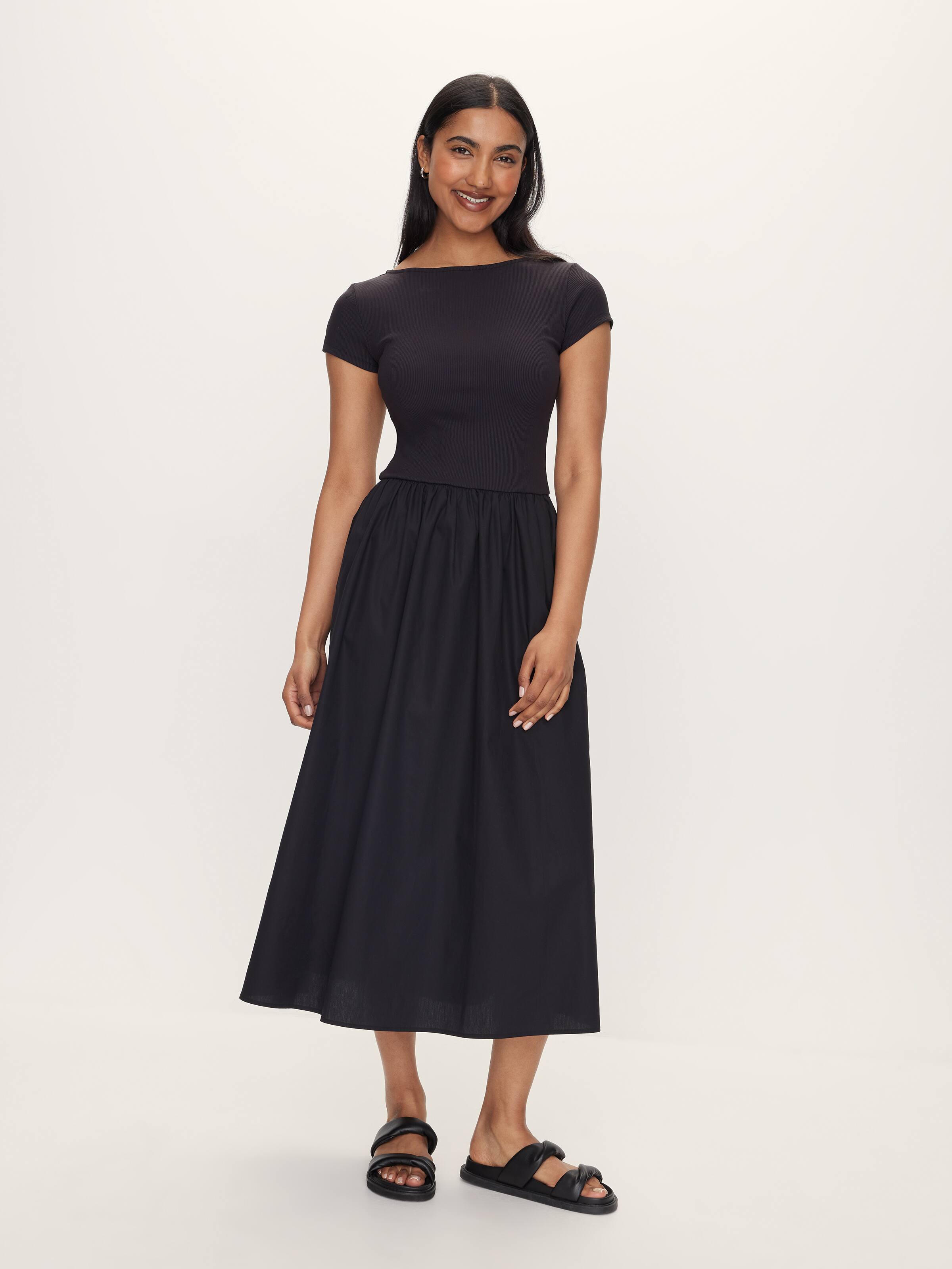 Bianca Cap Sleeve Midi Dress