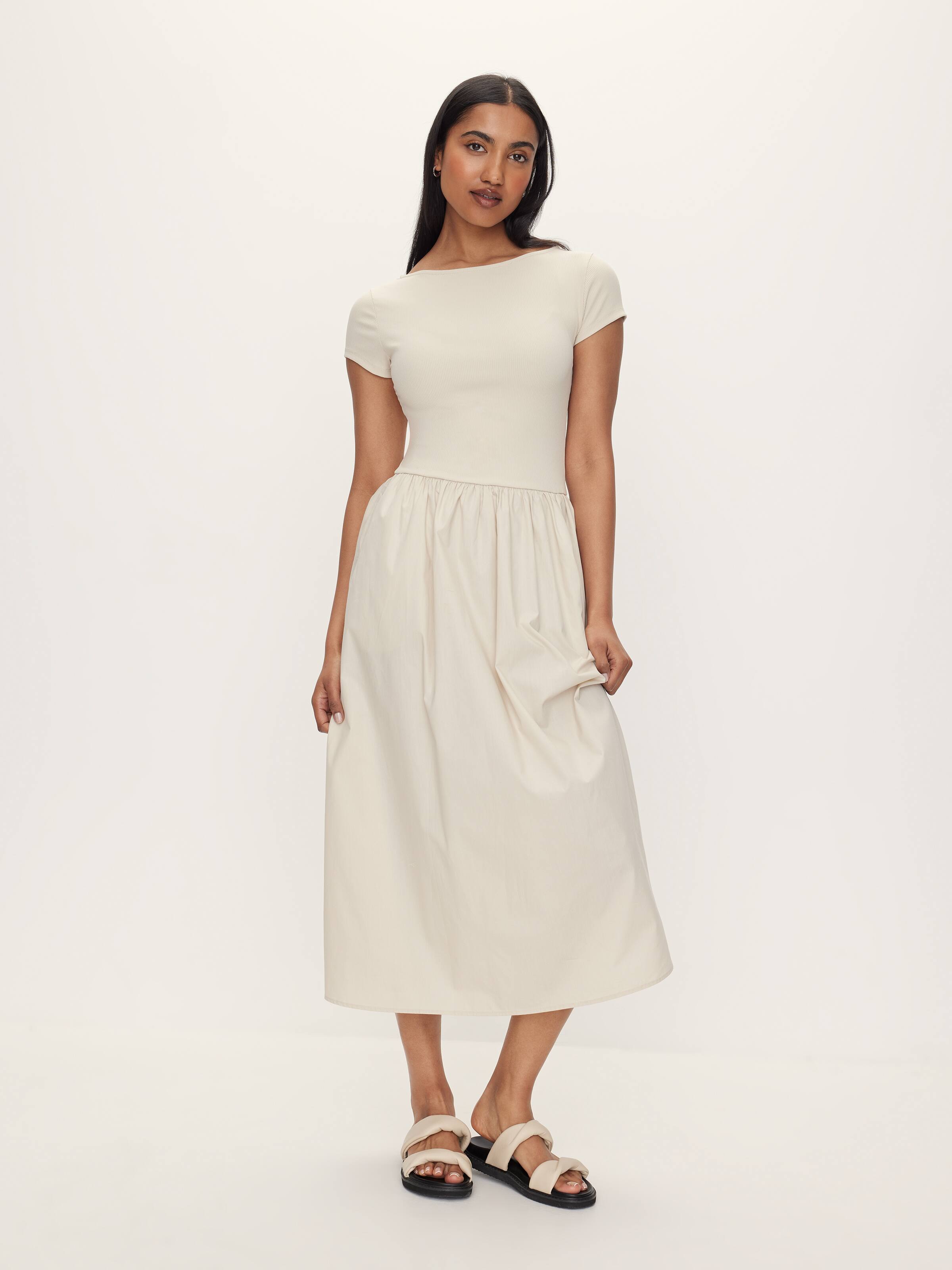 Bianca Cap Sleeve Midi Dress