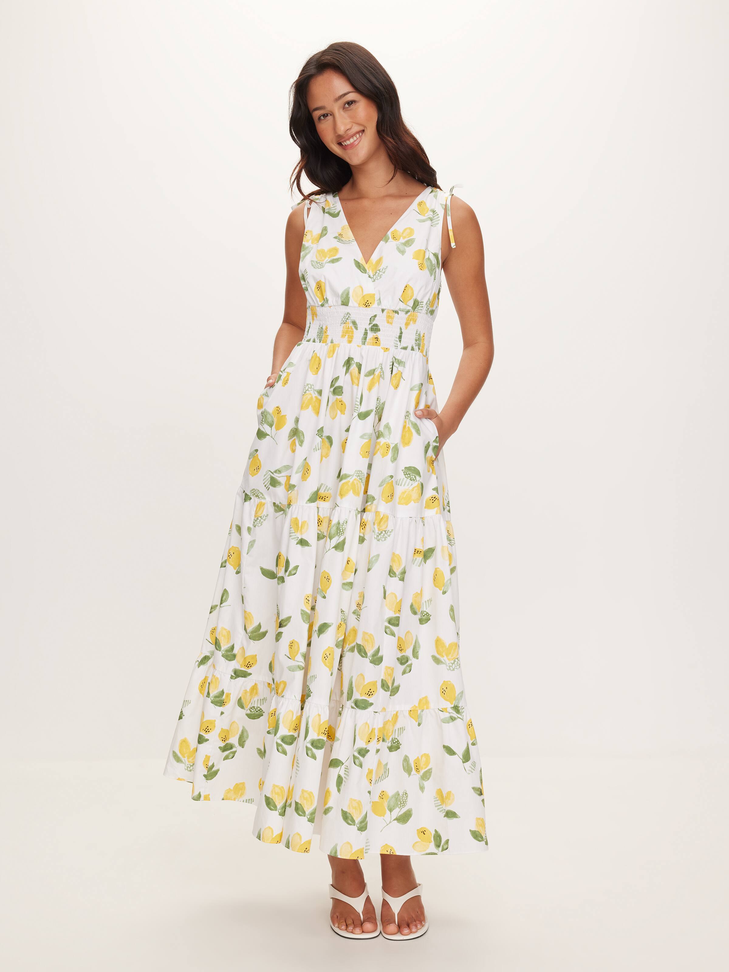 Melinda Cotton Midi Dress