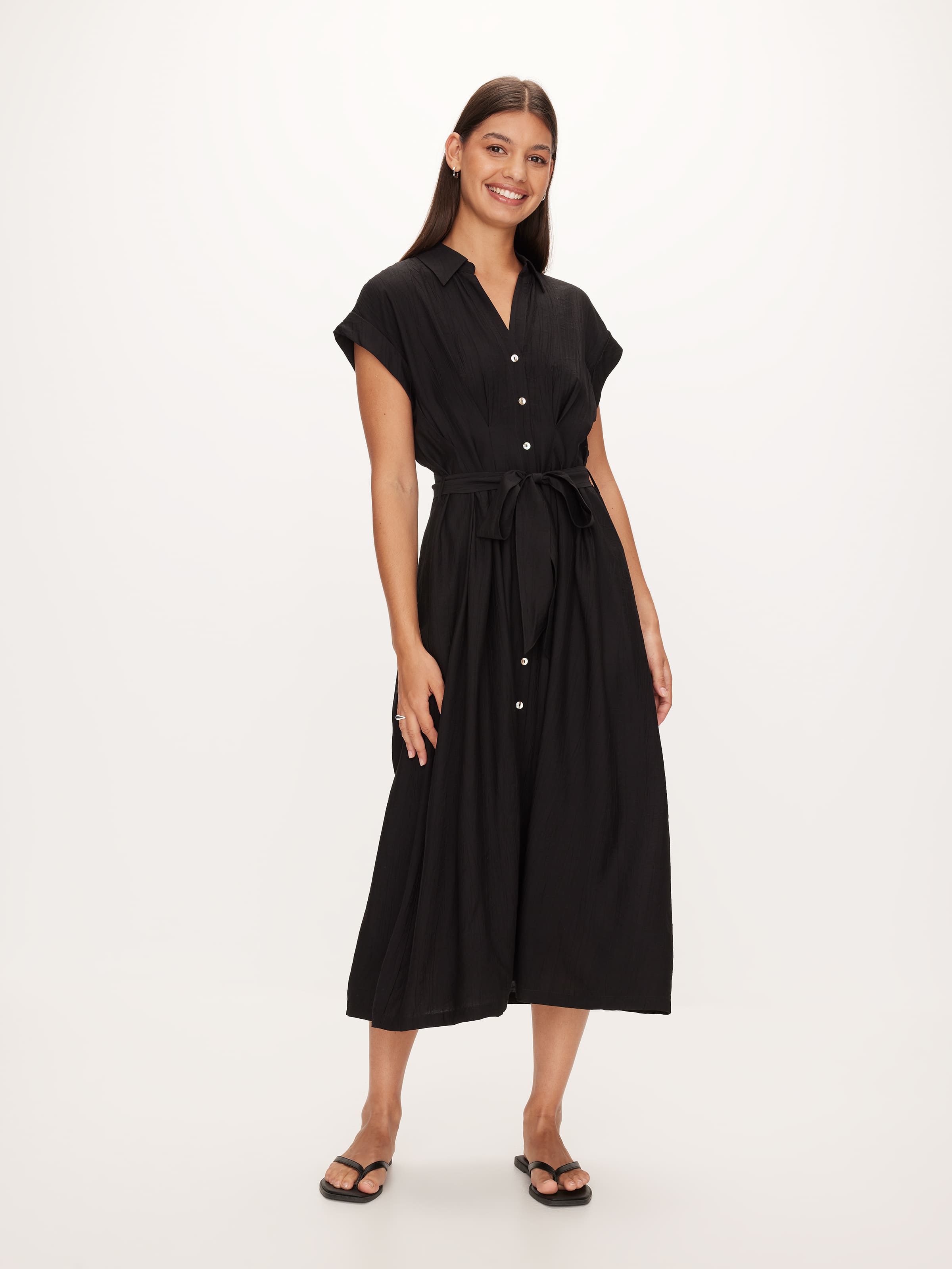 Suki Shirt Midi Dress