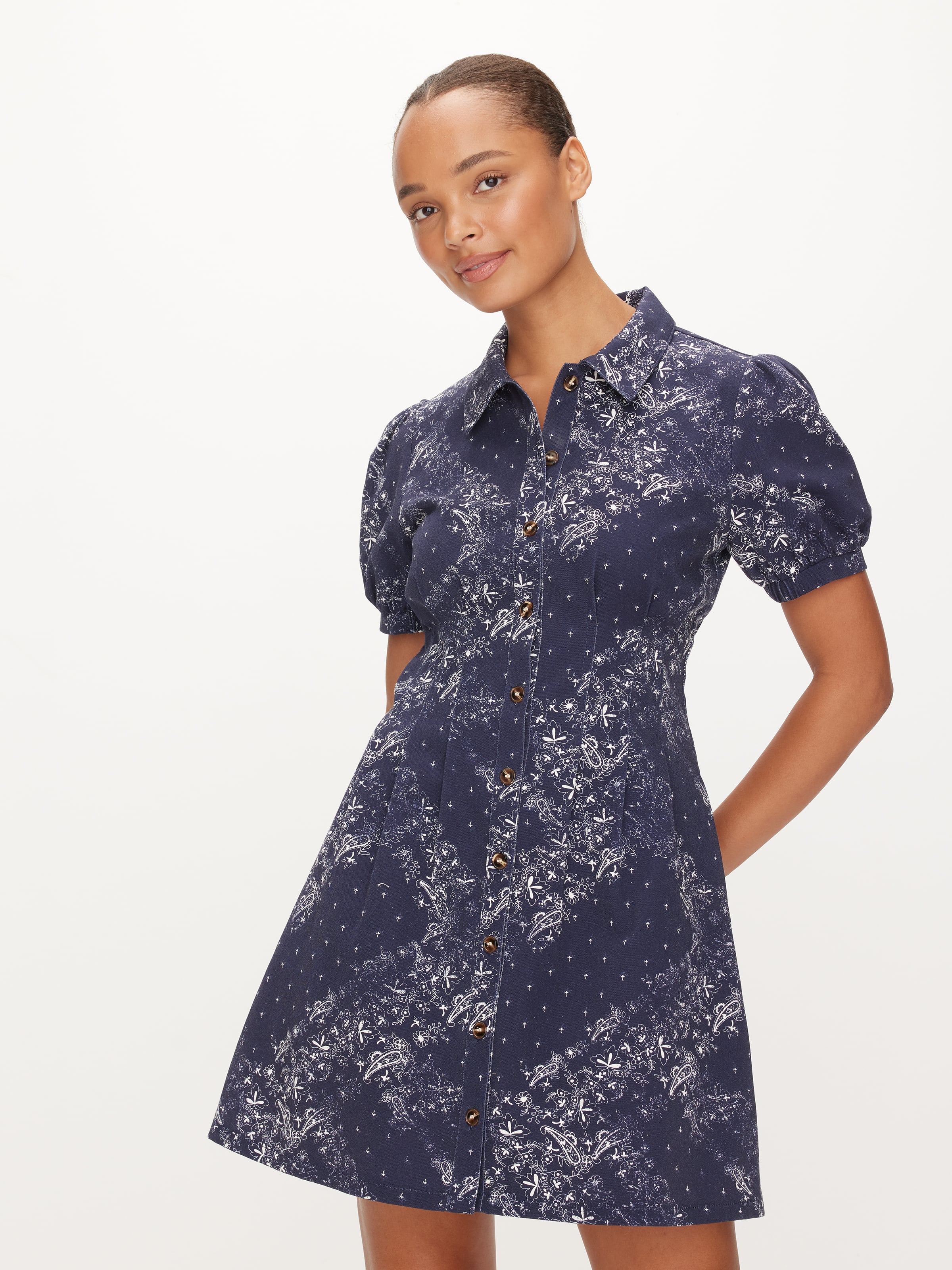 Donna Denim Mini Dress