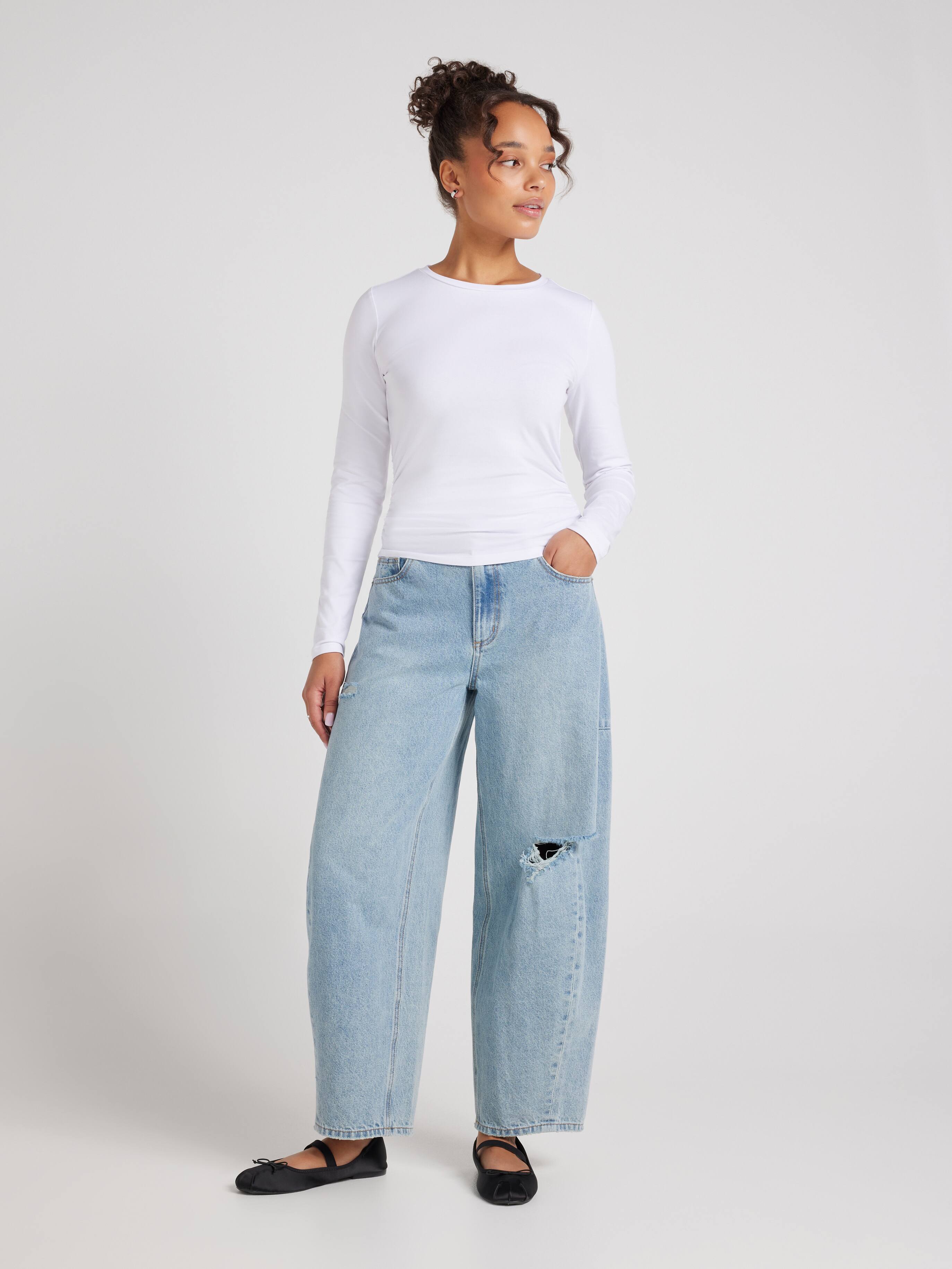 Chloe Baggy Barrel Jean